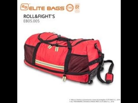 Load video: Sac pliant transport EPI pompier - ROLL&FIGHT - Elite Bags