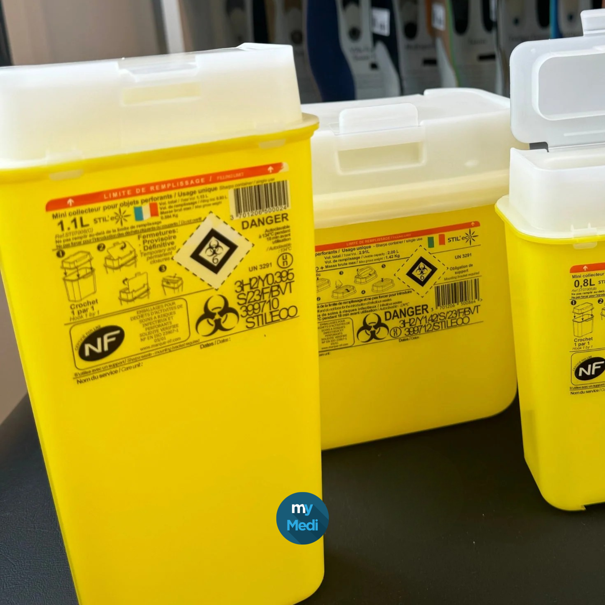 Traitement des déchets DASRI/OPCT du cabinet dentaire