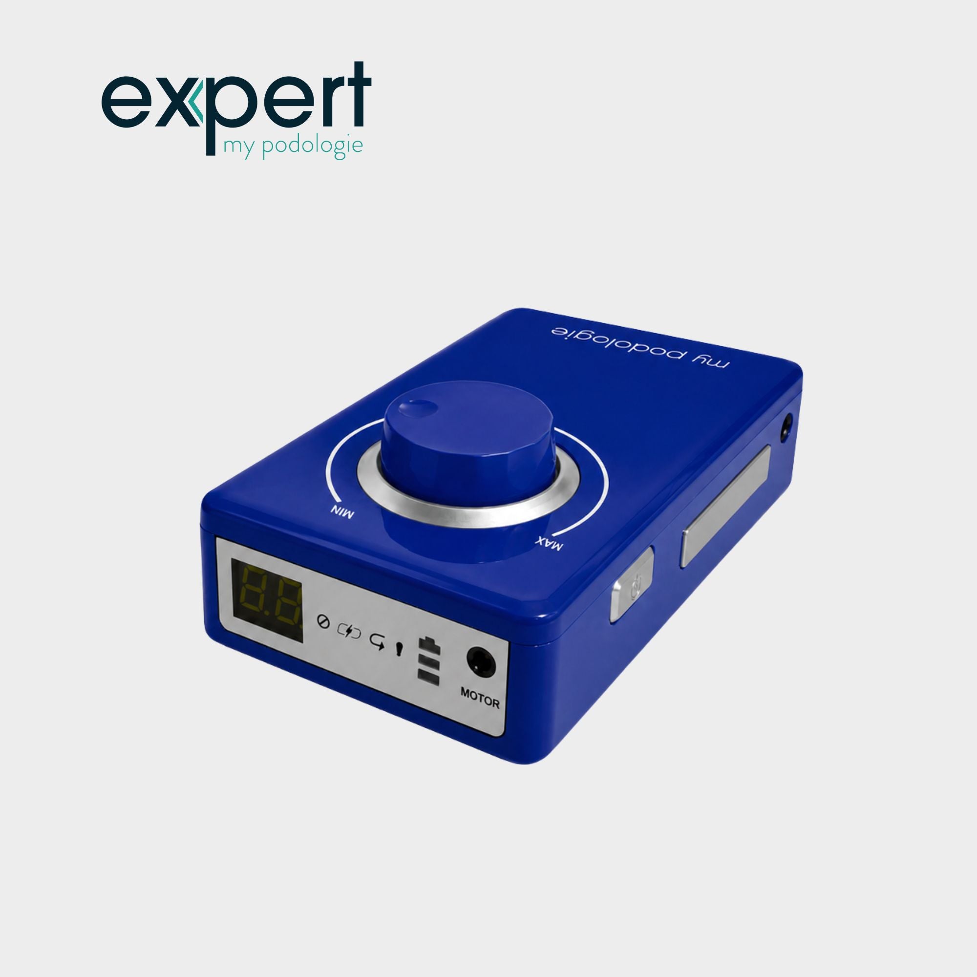Micromoteur portable PODO38S - Bleu - 30 000 tr/min - Avec pièce à main démontable - My Médical