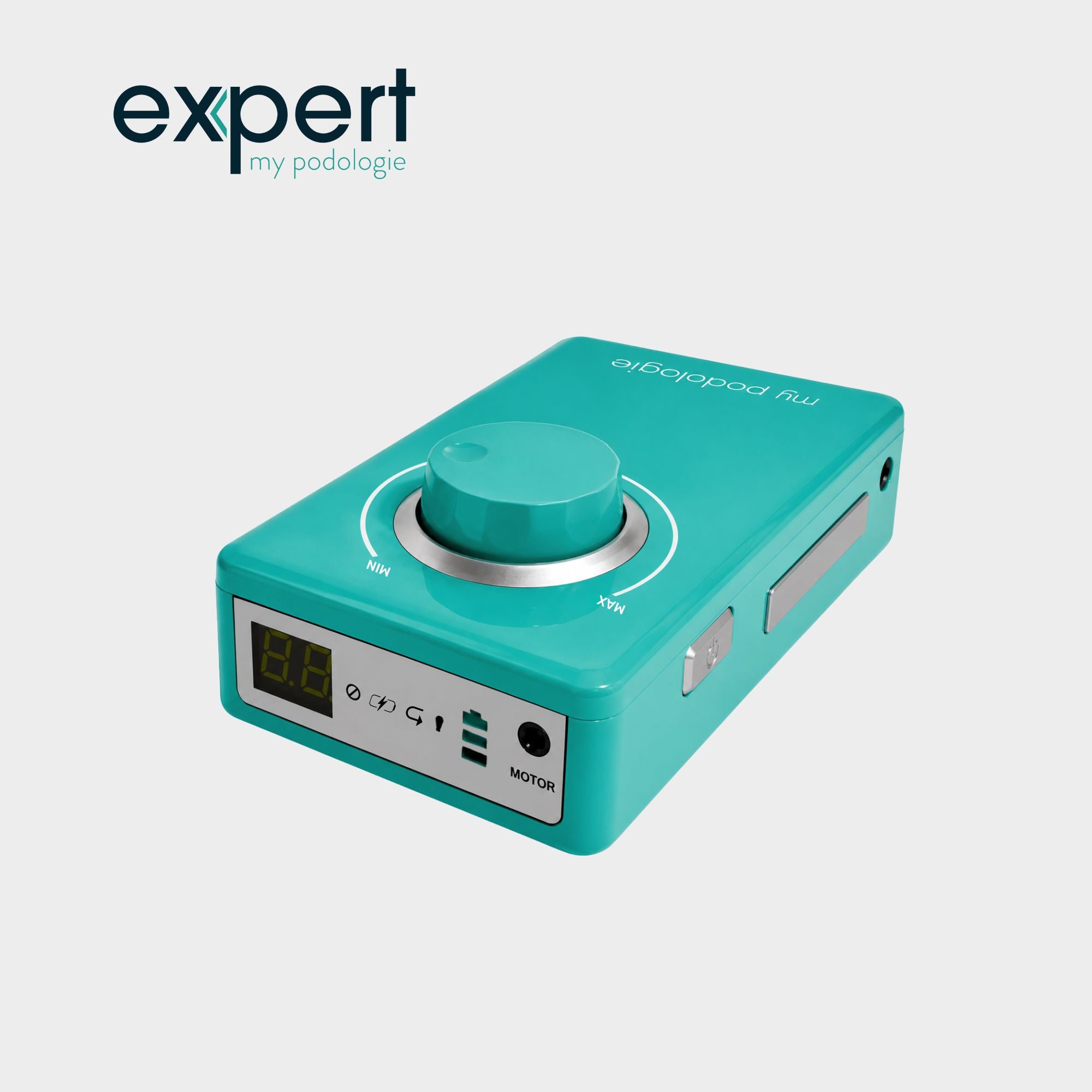 Micromoteur portable PODO38S - Vert Menthe - 30 000 tr/min - Avec pièce à main démontable - My Médical