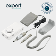 Kit micromoteur portable PODO38 Pro BLDC - Blanc - 30 000 tr/min - Avec pièce à main démontable