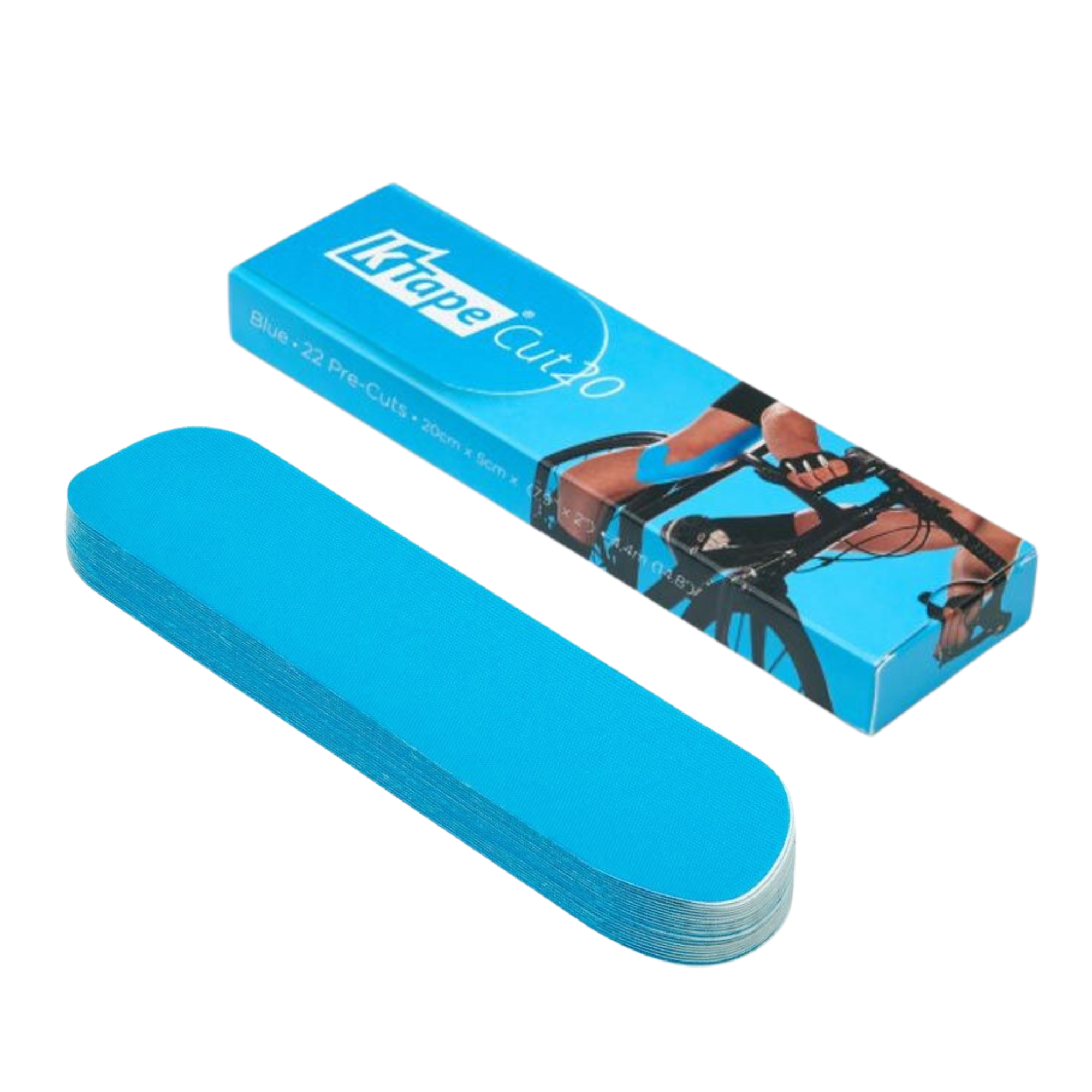 22 Bandes taping prédécoupées - 20 cm - K-Tape Cut