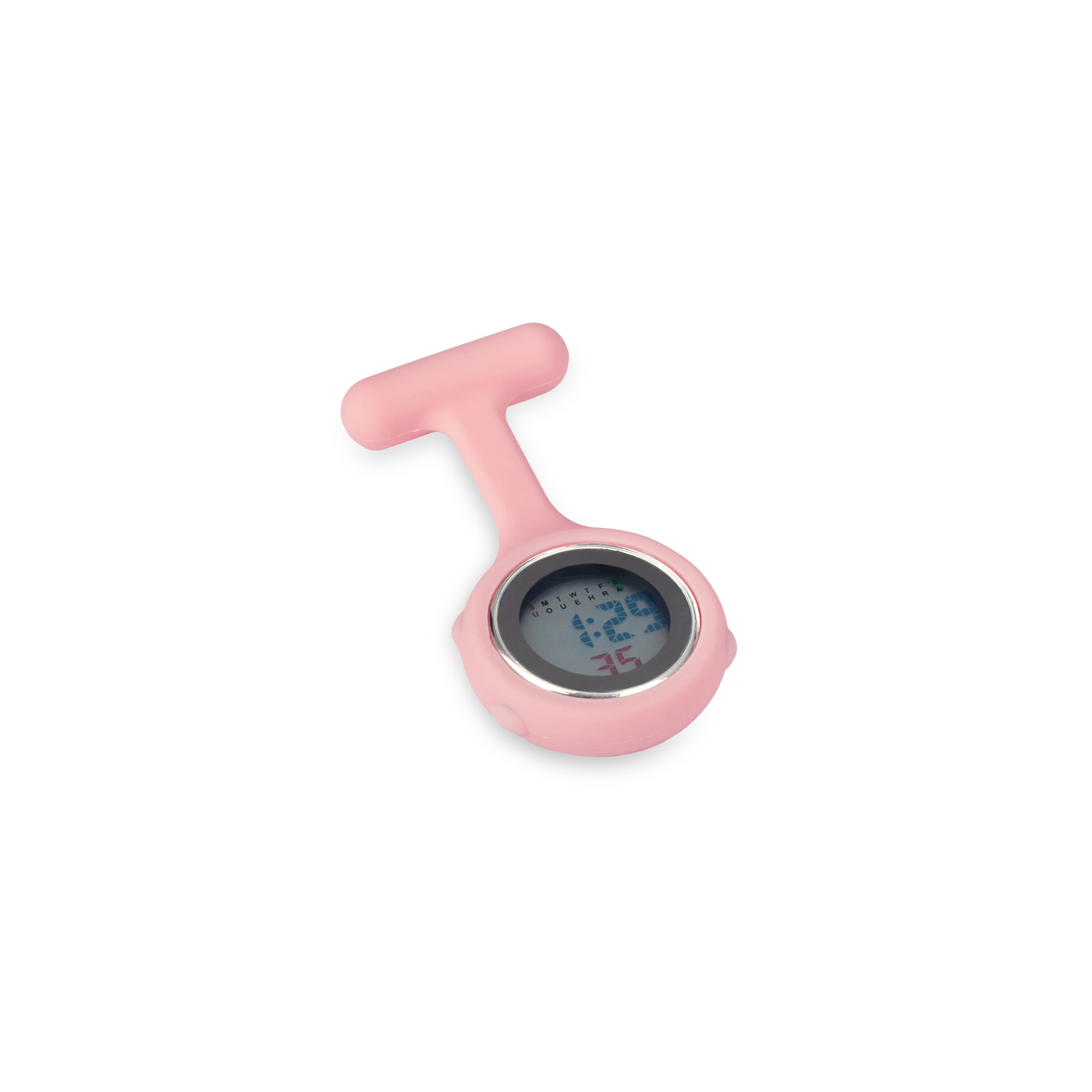 Montre digitale en silicone - attache épingle de sécurité - Plusieurs coloris - My Blouse