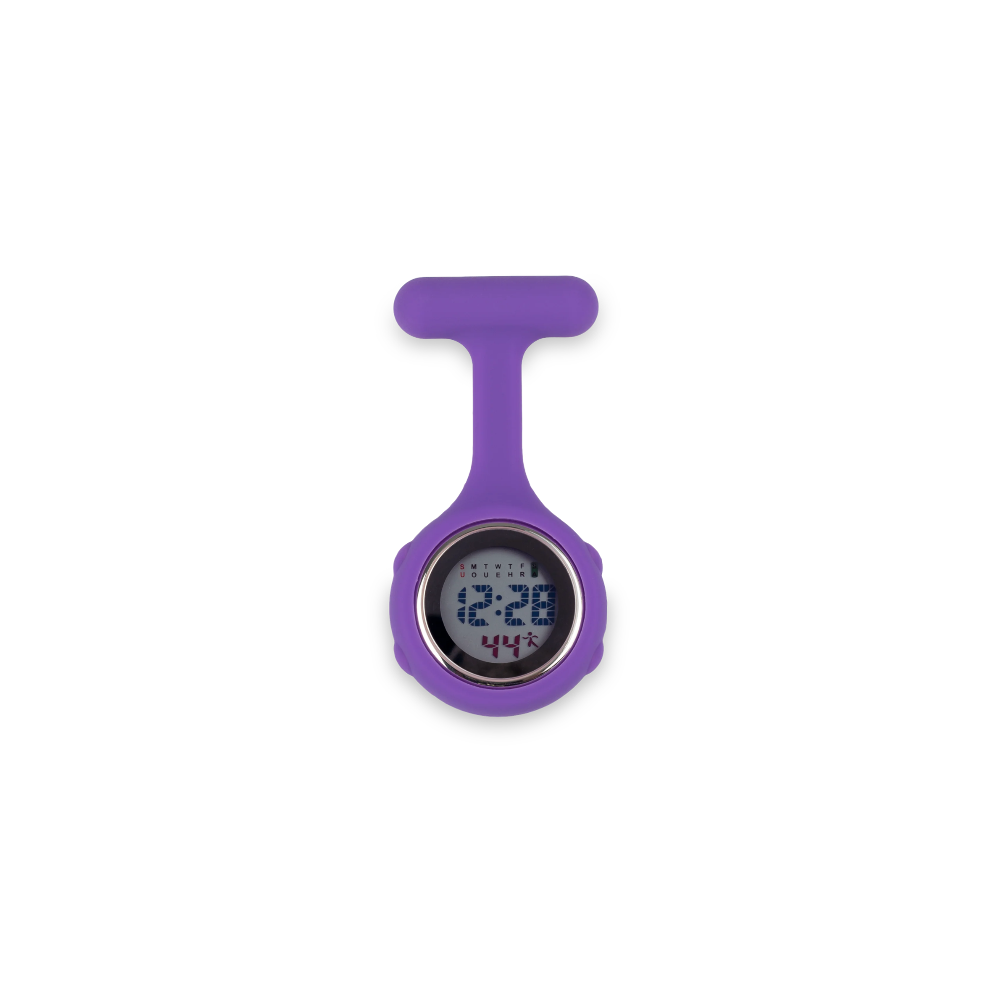Montre digitale en silicone - attache épingle de sécurité - Plusieurs coloris - My Blouse