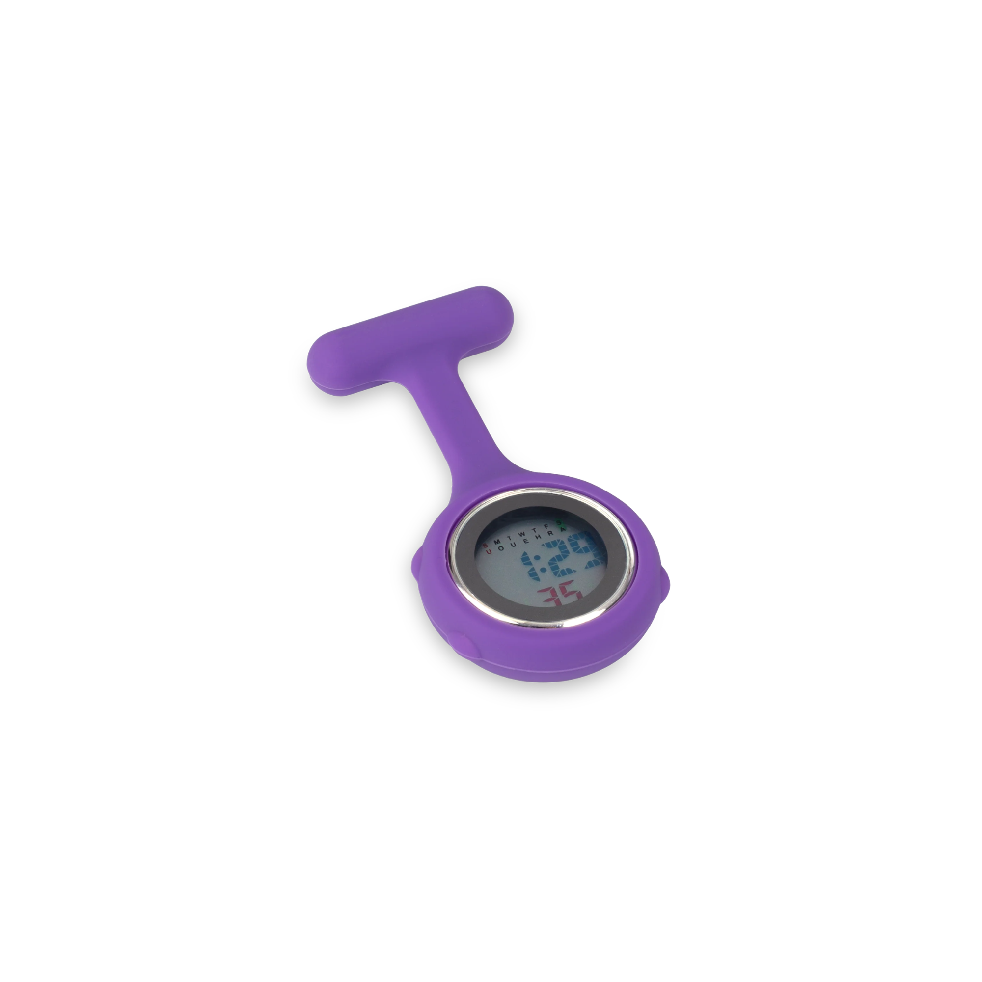 Montre digitale en silicone - attache épingle de sécurité - Plusieurs coloris - My Blouse