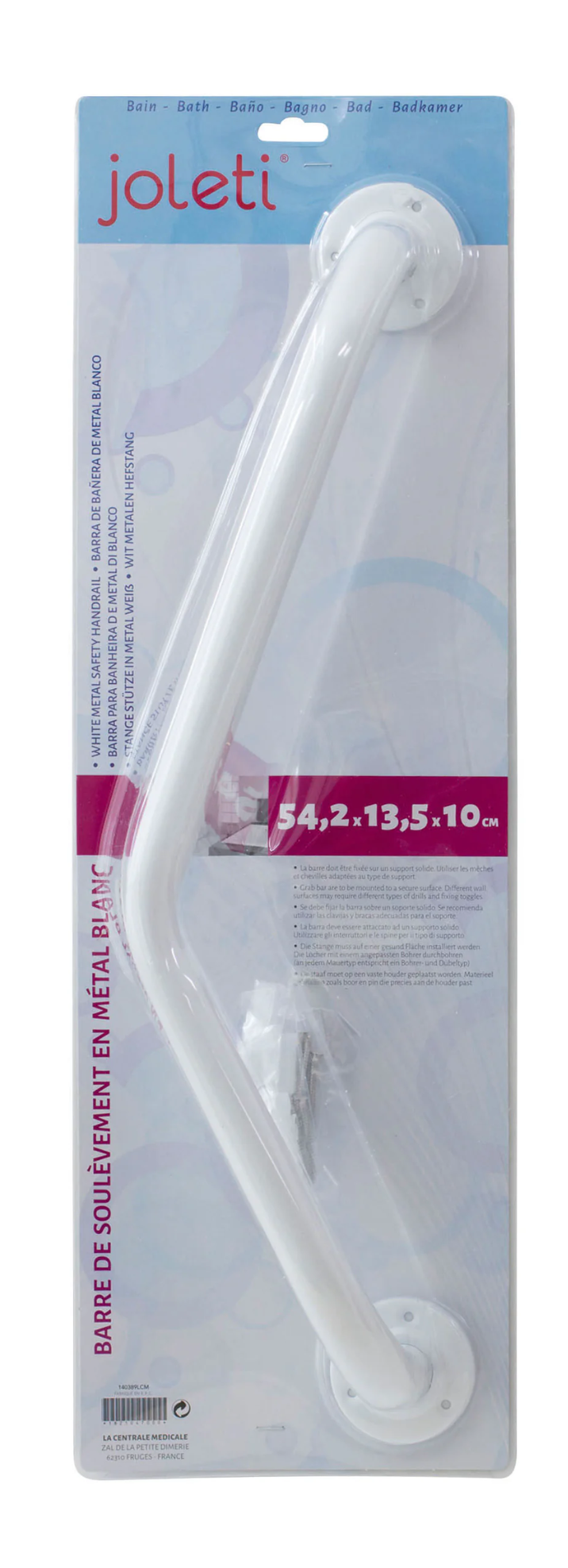 Barre d'Appui Acier / Epoxy - 3 modèles - JOLETI