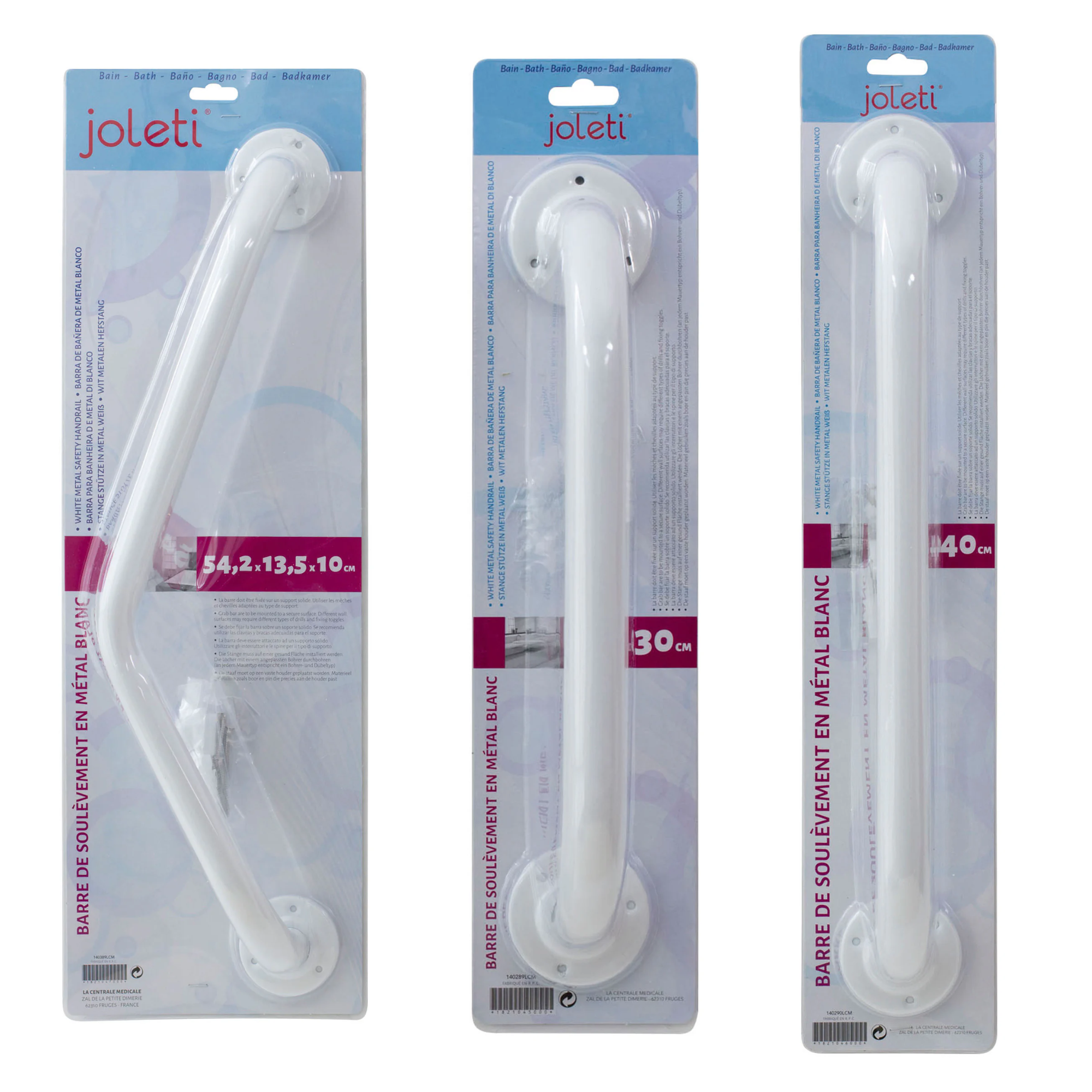 Barre d'Appui Acier / Epoxy - 3 modèles - JOLETI