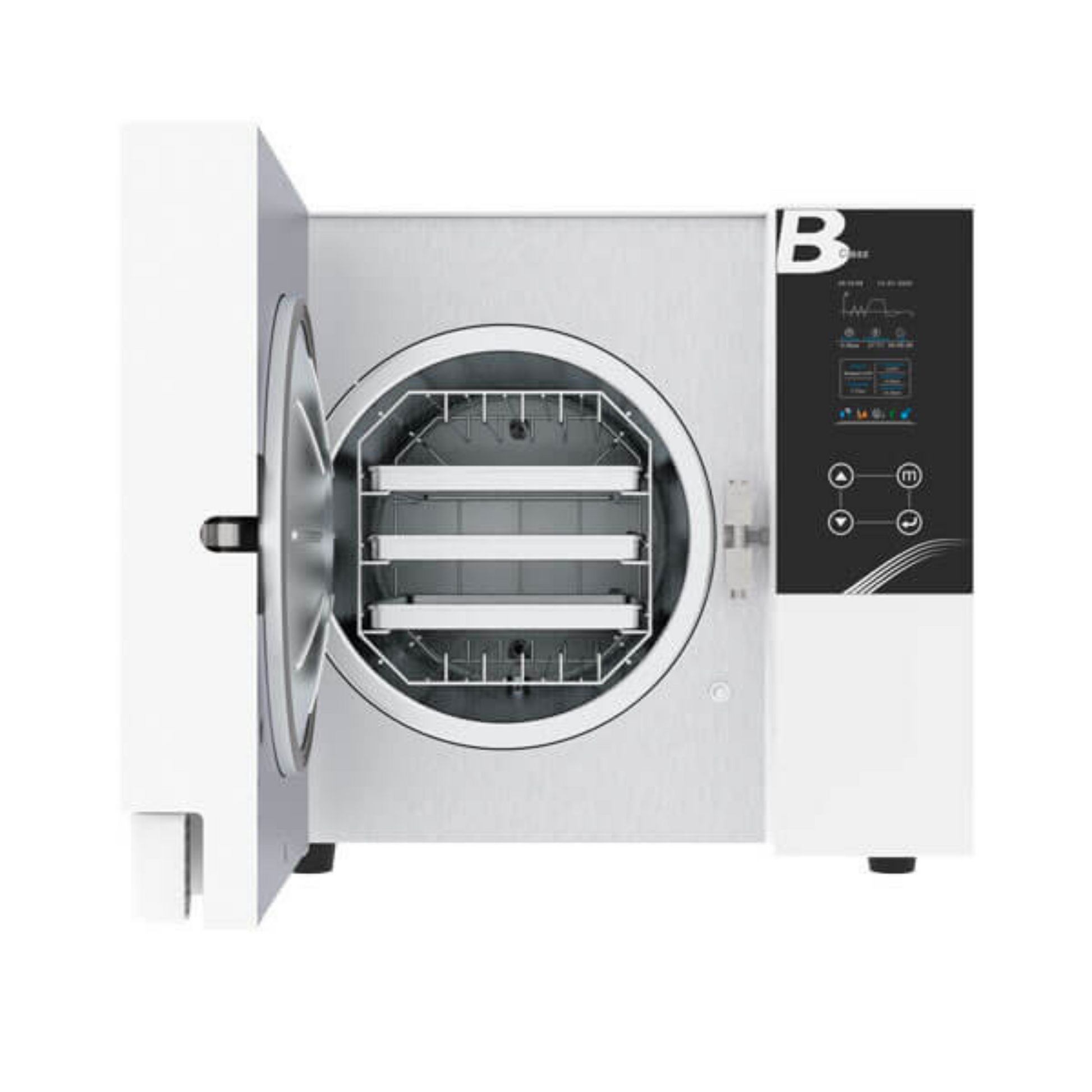 Autoclave Blanc 18 Litres Classe B avec USB et imprimante intégrée