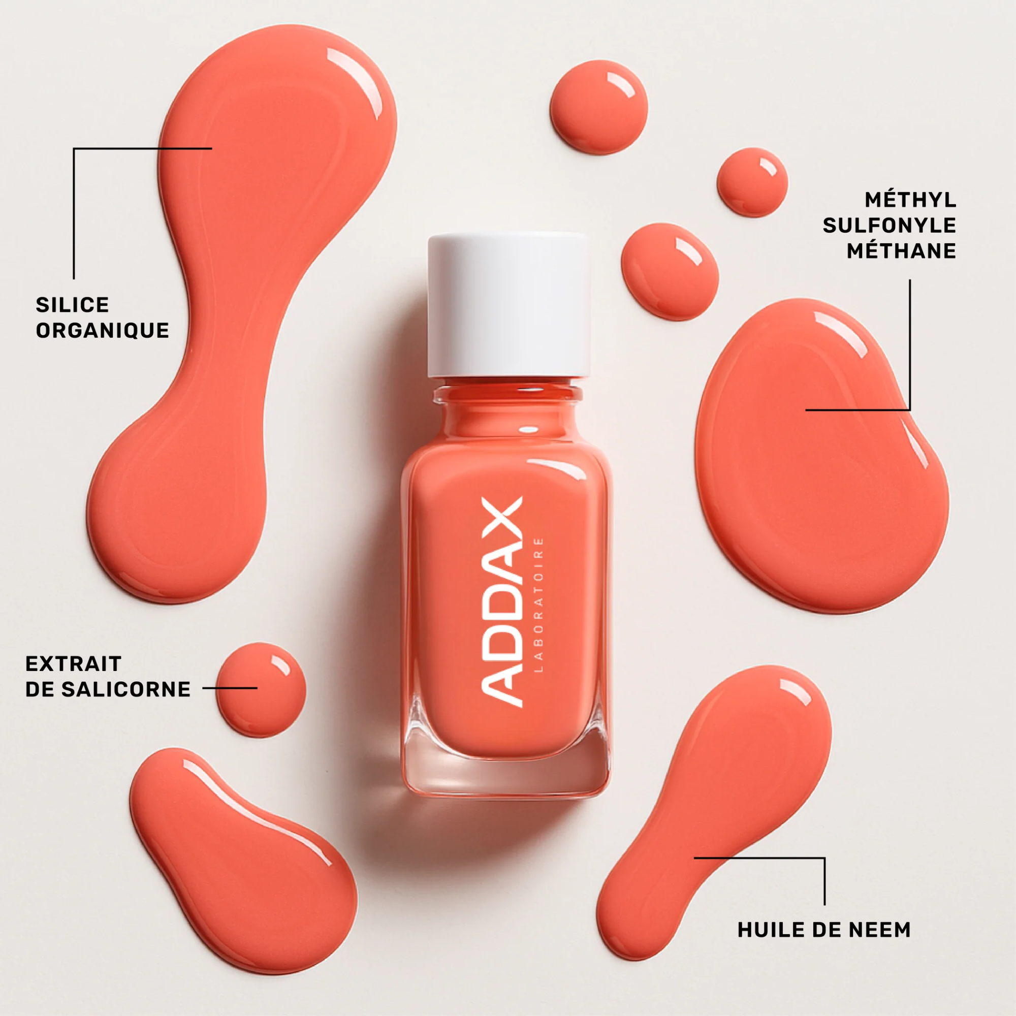 AIRCOLOR® - Vernis Soin Respirant - Plusieurs Coloris - 11 ml - Laboratoire Addax