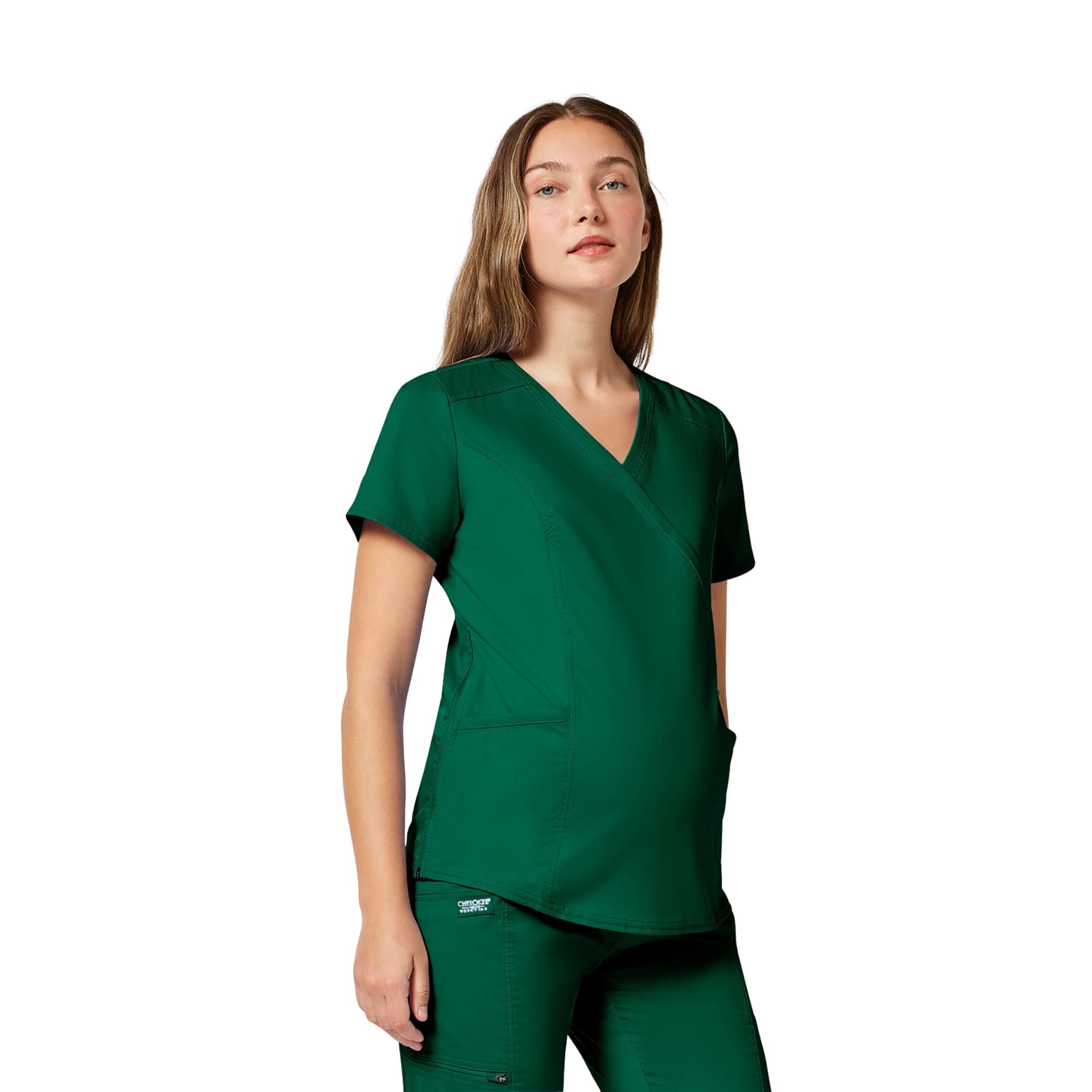 Ajaccio - Maternity tunic - Pregnant woman - Wrap-over - Cherokee
