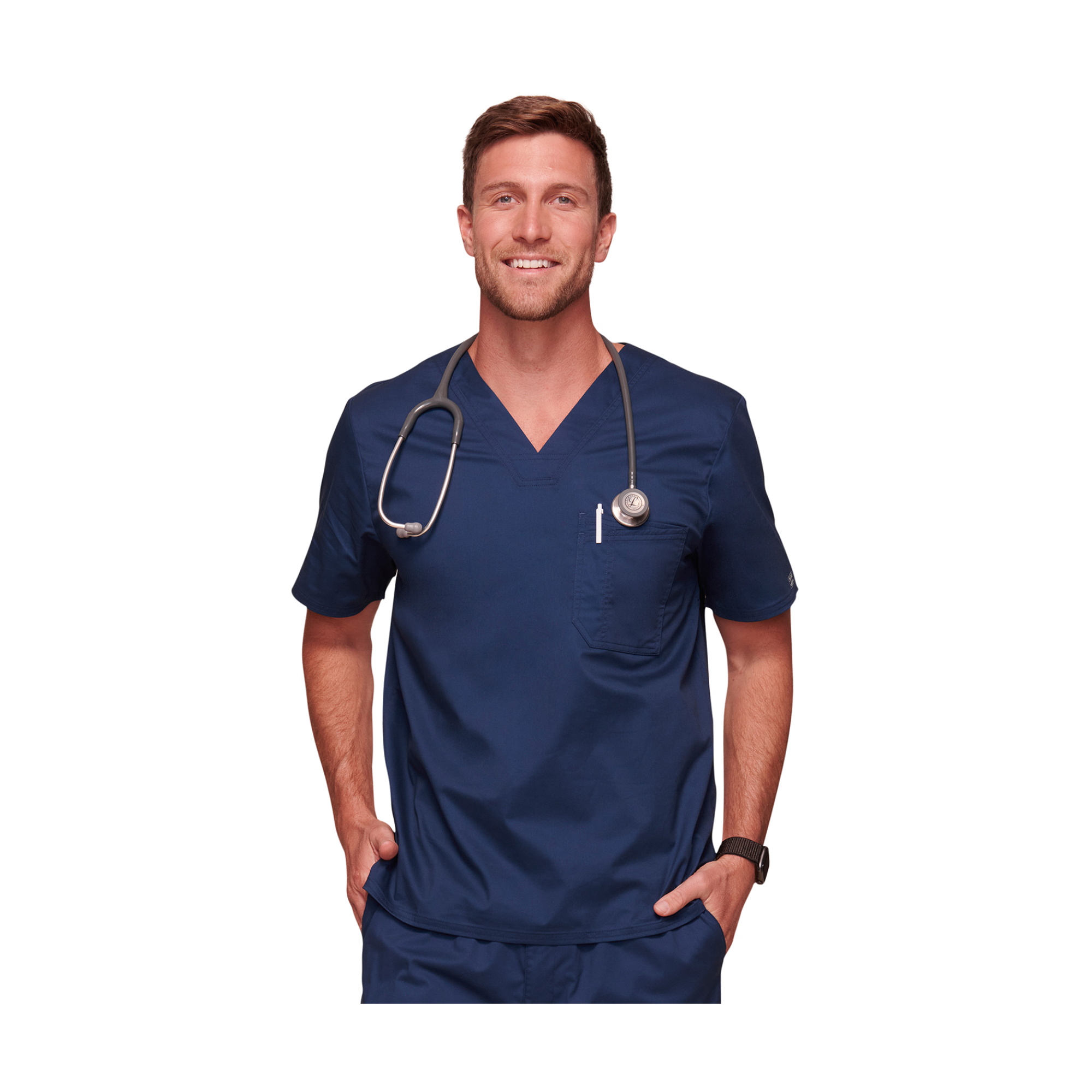 Tarbes - Fitted V-neck tunic - Men - Cherokee