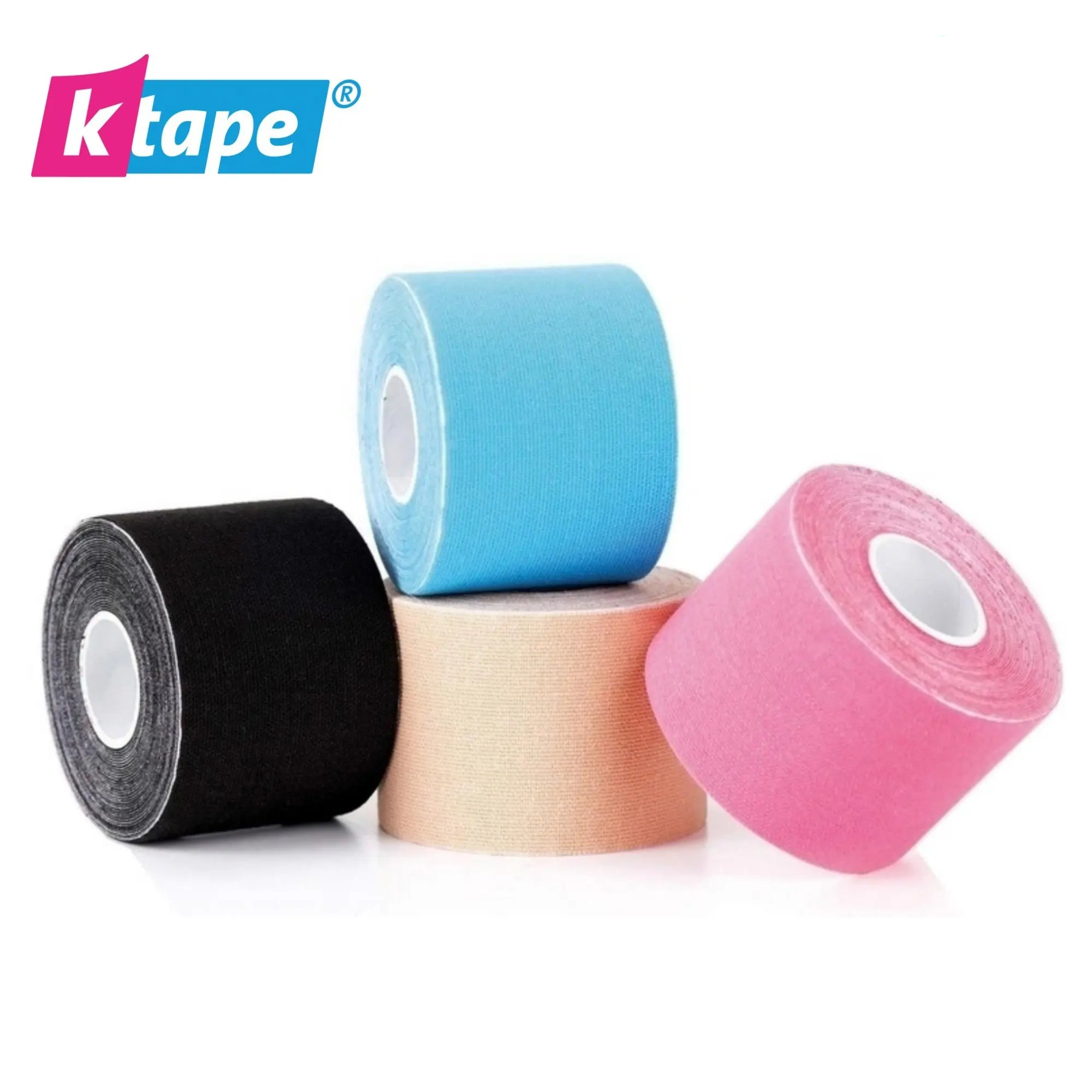 Bande adhésive élastique - 5cm x 5m - 5 couleurs - K-Tape K-Tape