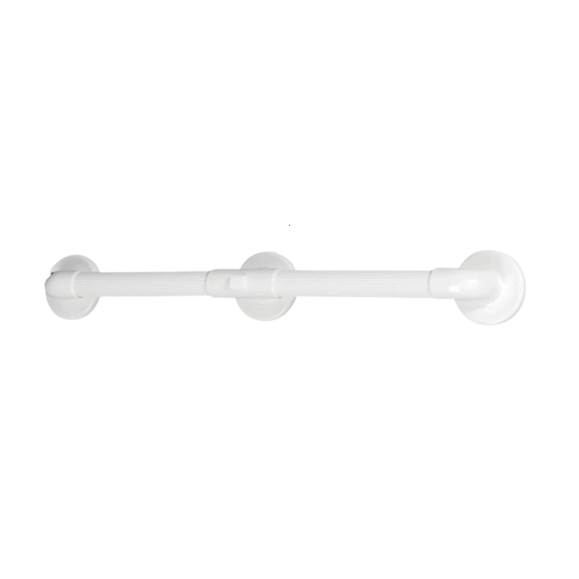 Barre d'Appui Haute Résistence Droite - 3 dimensions - Revêtement Cannelé - AKW
