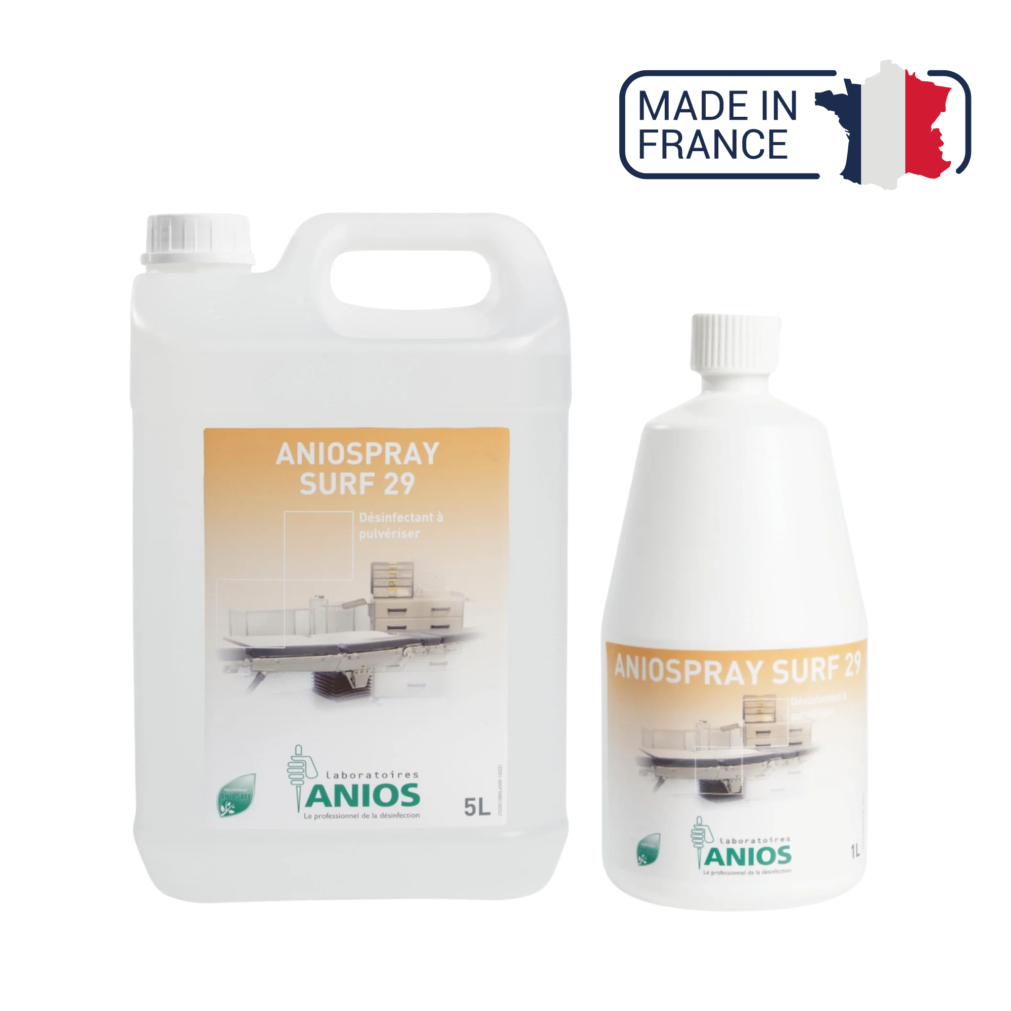 Aniospray Surf 29 - Désinfectant à pulvériser - 1L ou 5 L - Anios - My Médical