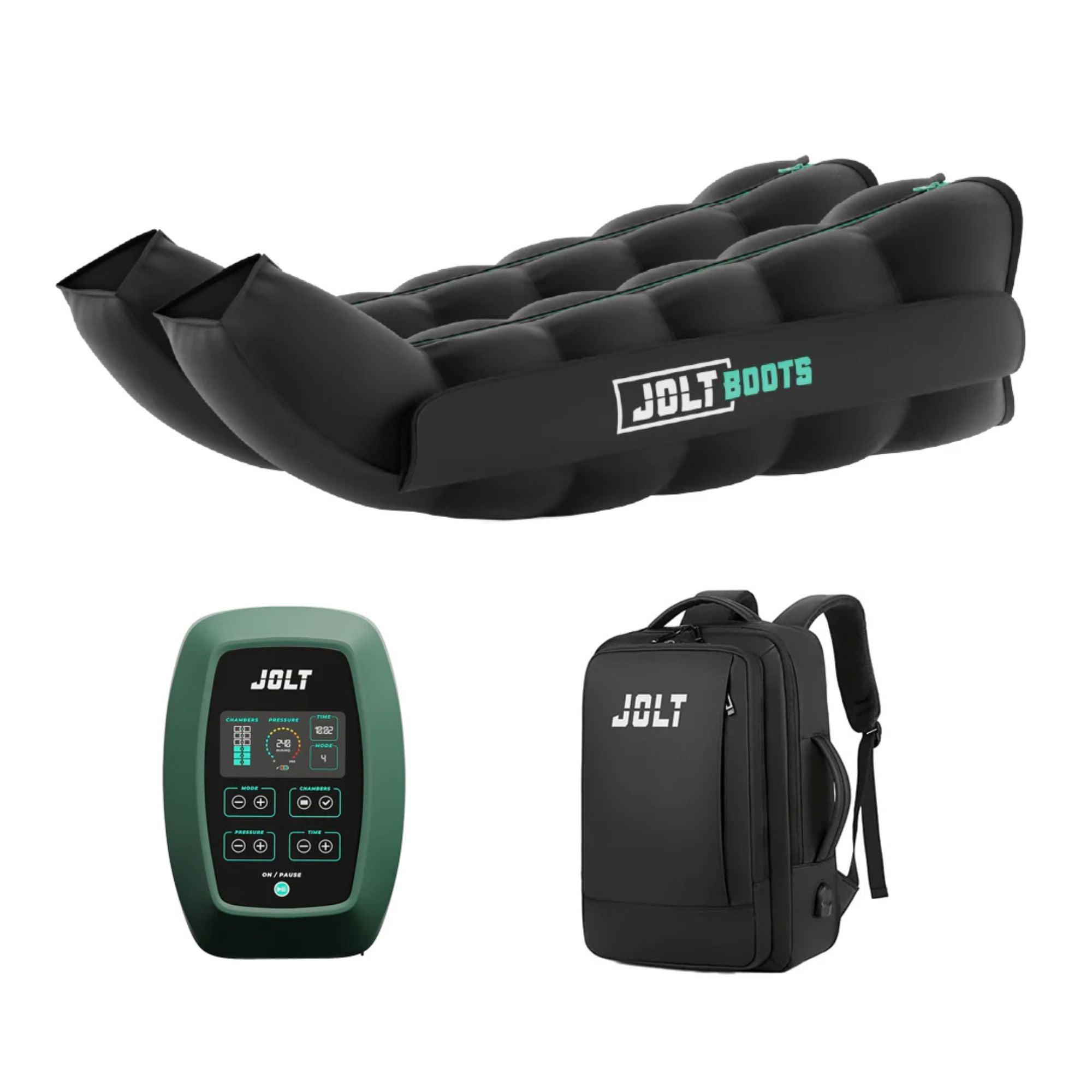 Bottes de pressothérapie - Pack complet - 3 tailles - Jolt Boots - My Médical