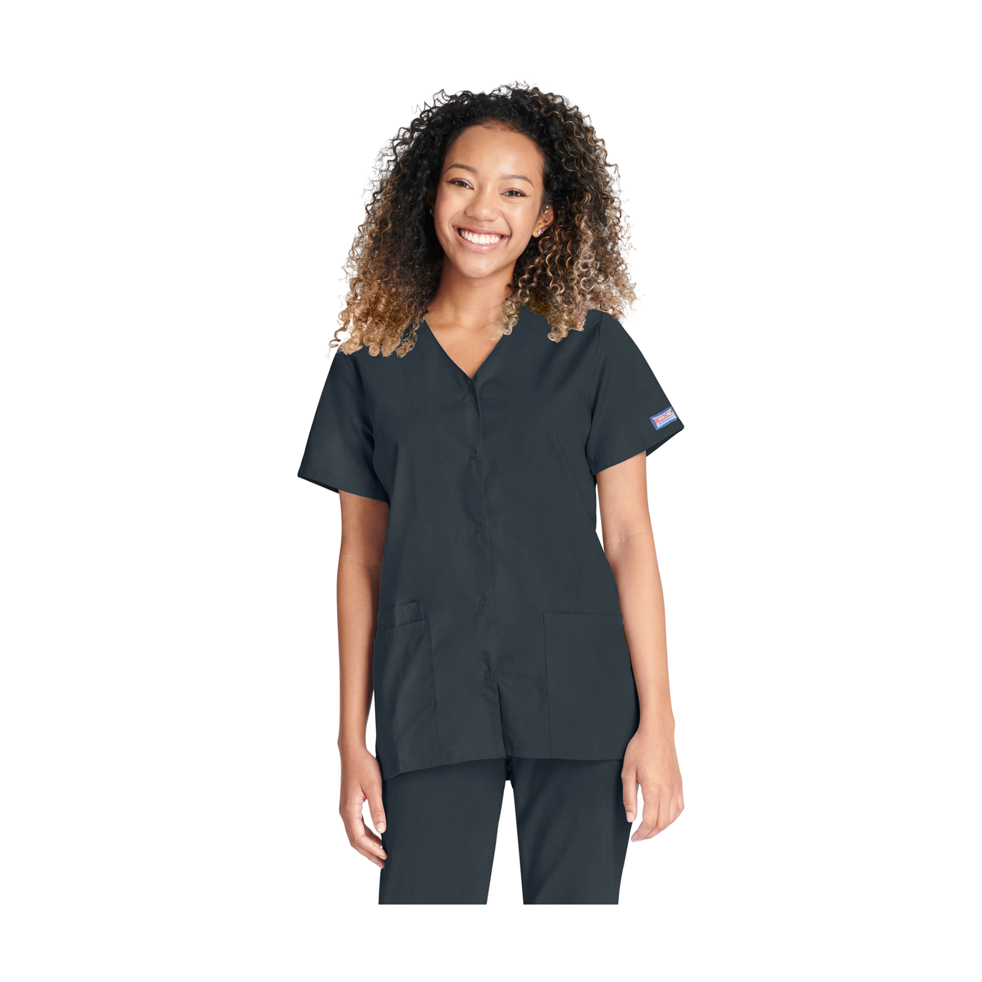 Calais - Tunique col V à boutons-pression - Femme - Cherokee