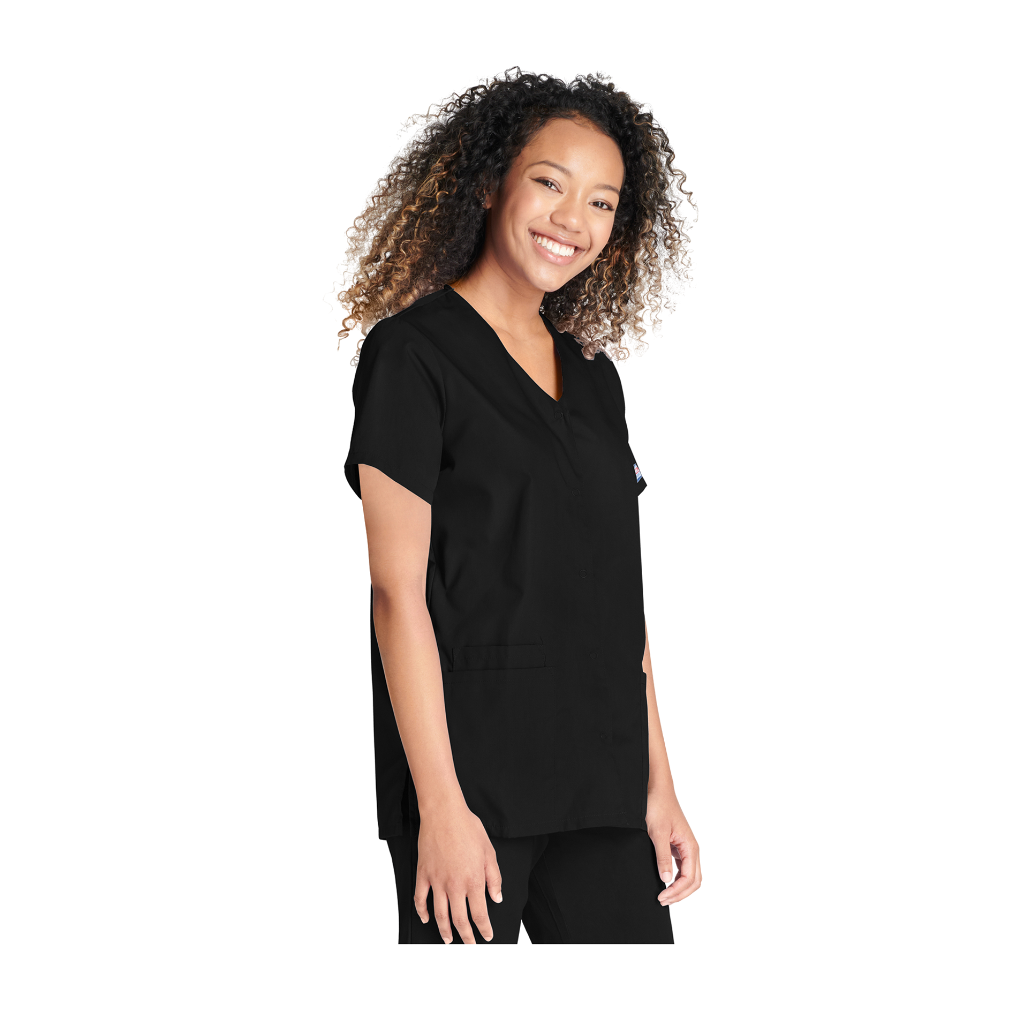 Calais - Tunique col V à boutons-pression - Femme - Cherokee