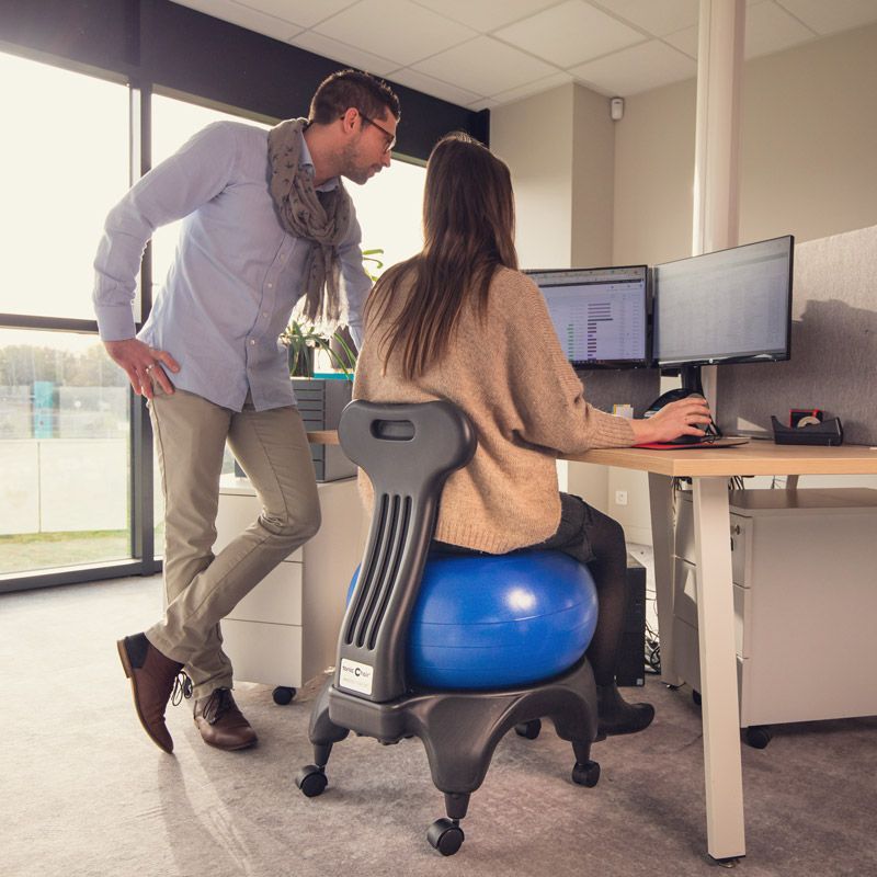 Chaise ergonomique avec ballon Tonic Chair® Originale