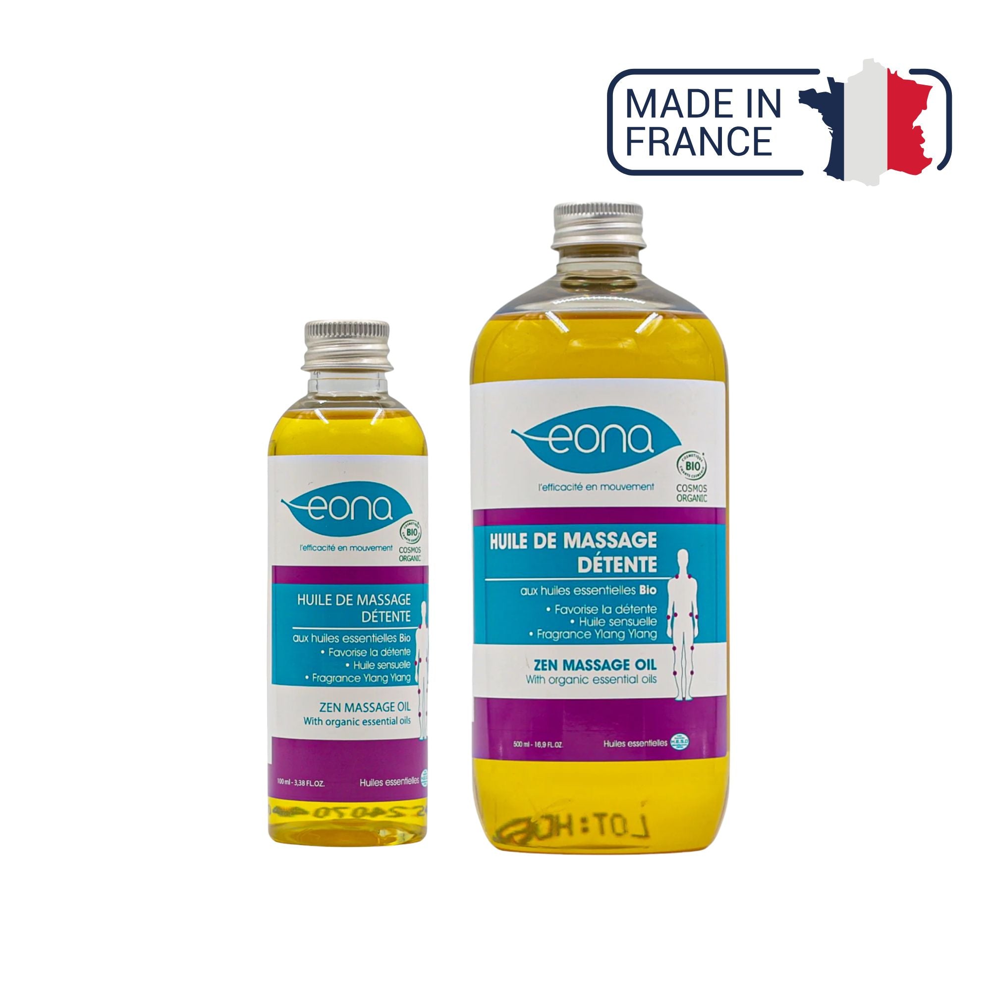 Massage oil - Relaxation - Organic - Eona