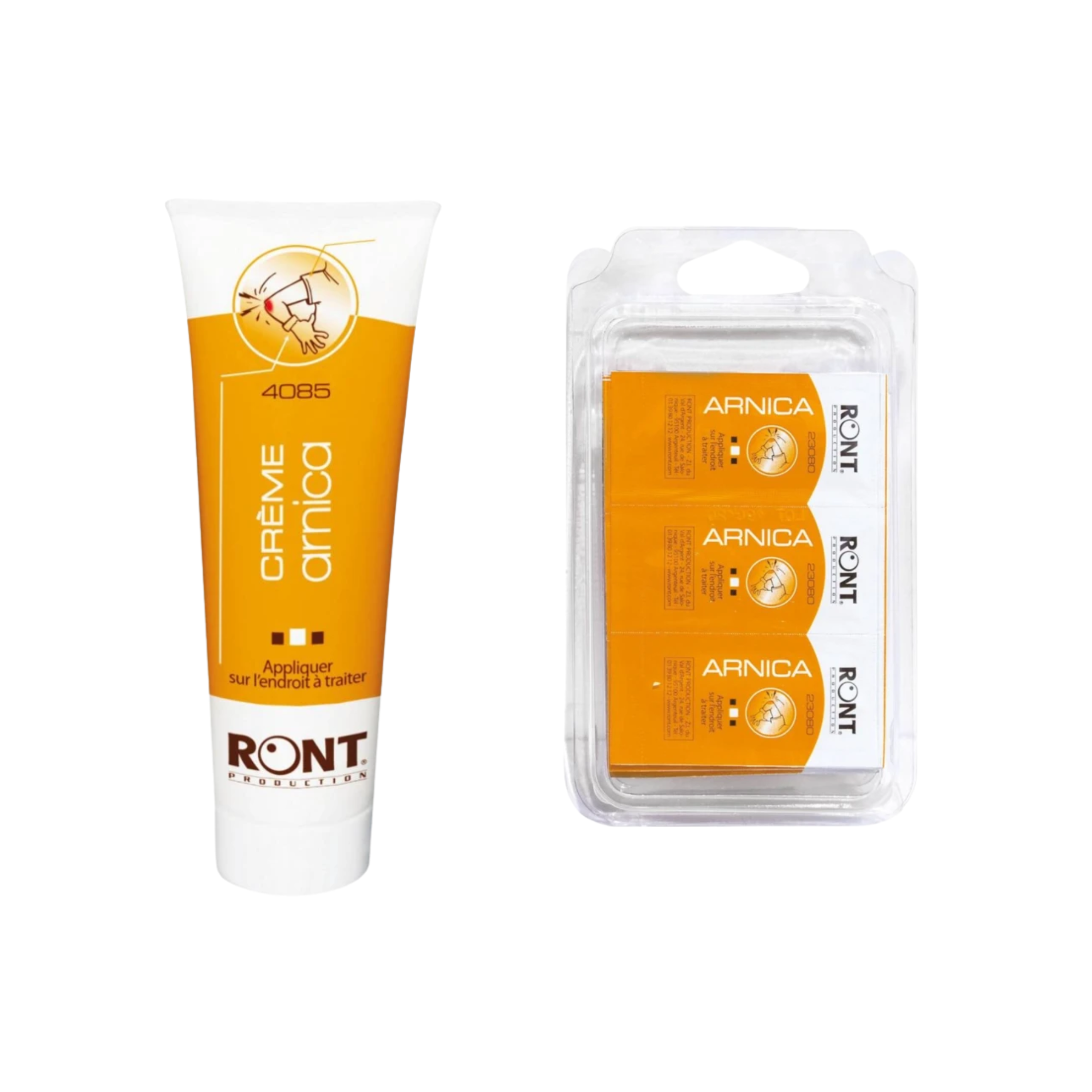 Crème à l'arnica 1 tube et 1 Blister x10 - Ront - My Médical