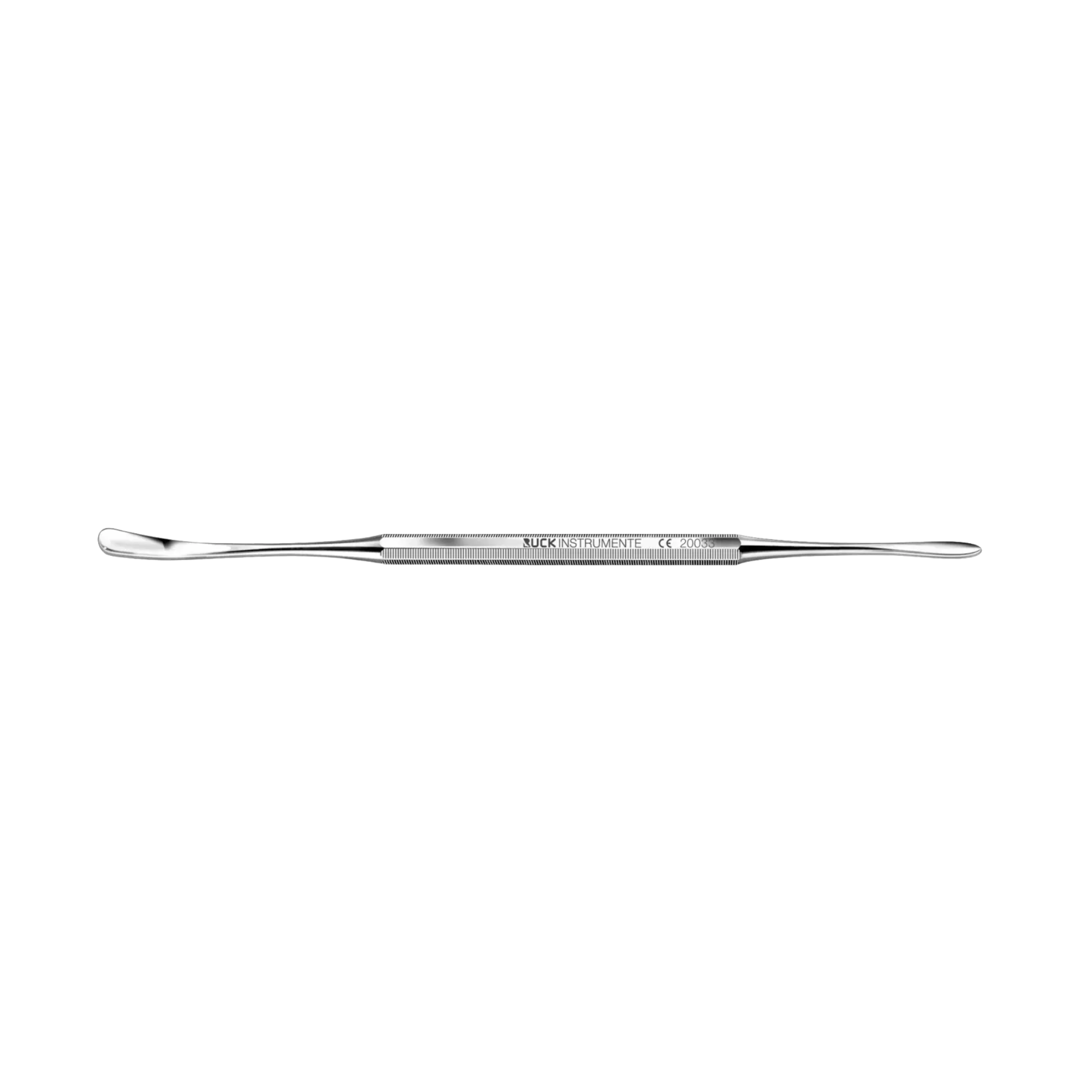 Curette double arrondi/tronqué - 16 cm - Ruck