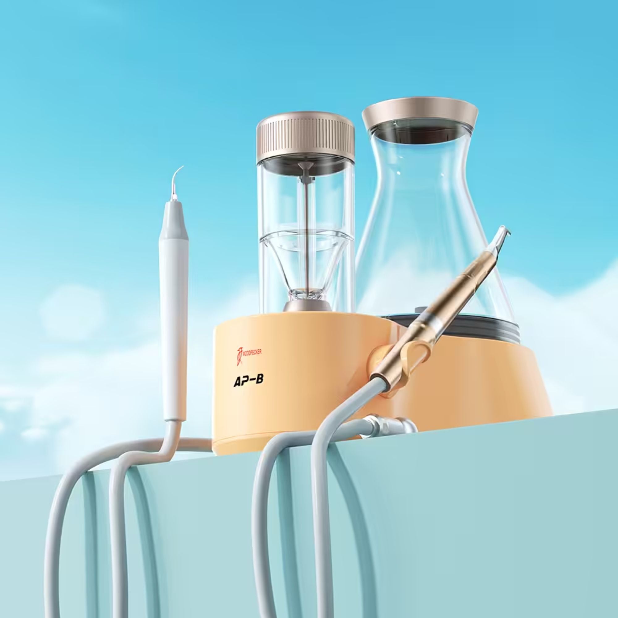 Détartreur/aéropolisseur AP-B compatible Satelec® ou EMS® - WoodPecker