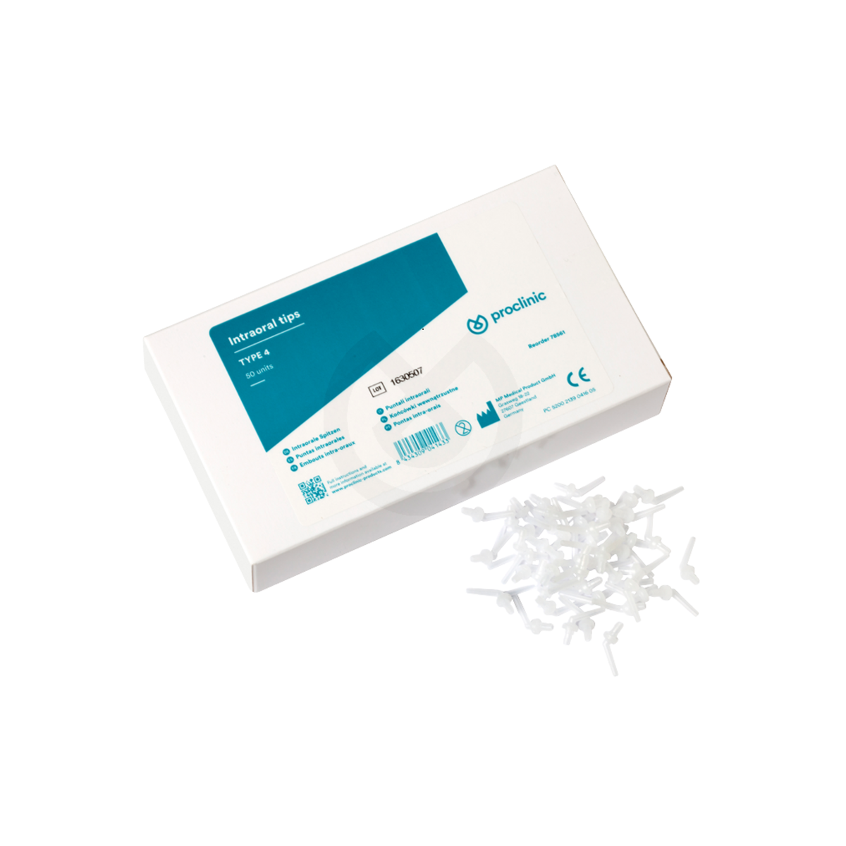 Embouts intra-oraux type 4 Dual Core - 50 unités - Proclinic