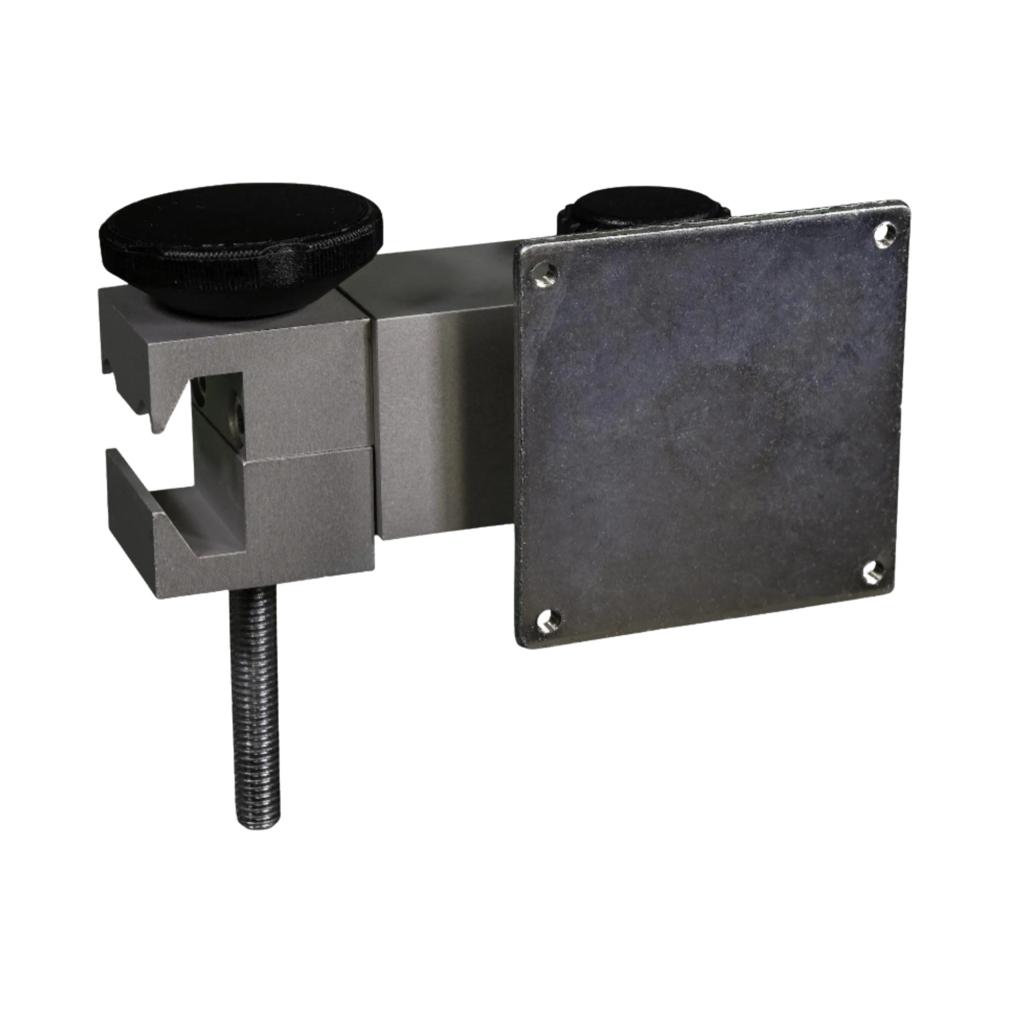 Étau pour rails médicaux départ vertical et horizontal de la lampe avec plaque d'adaptation - LID