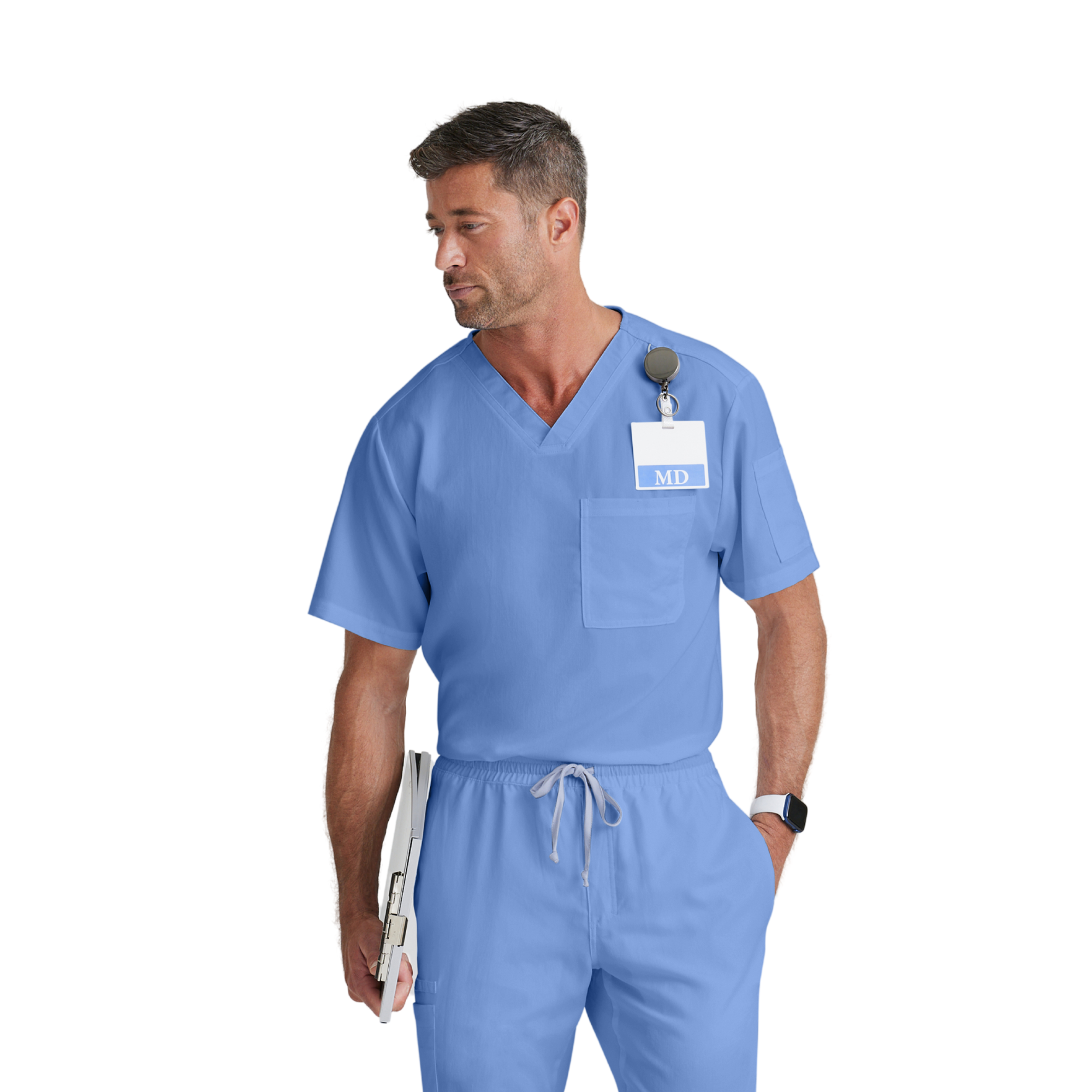 Evan Top - Haut médical col V croisé - Homme - Grey’s Anatomy GREYS ANATOMY