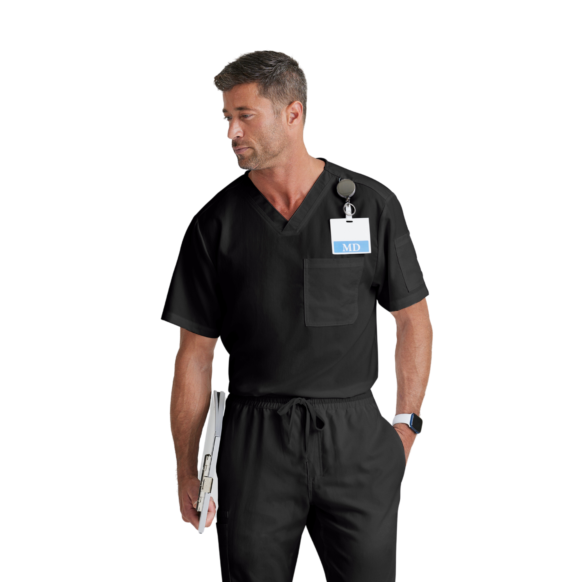 Evan Top - Haut médical col V croisé - Homme - Grey’s Anatomy GREYS ANATOMY