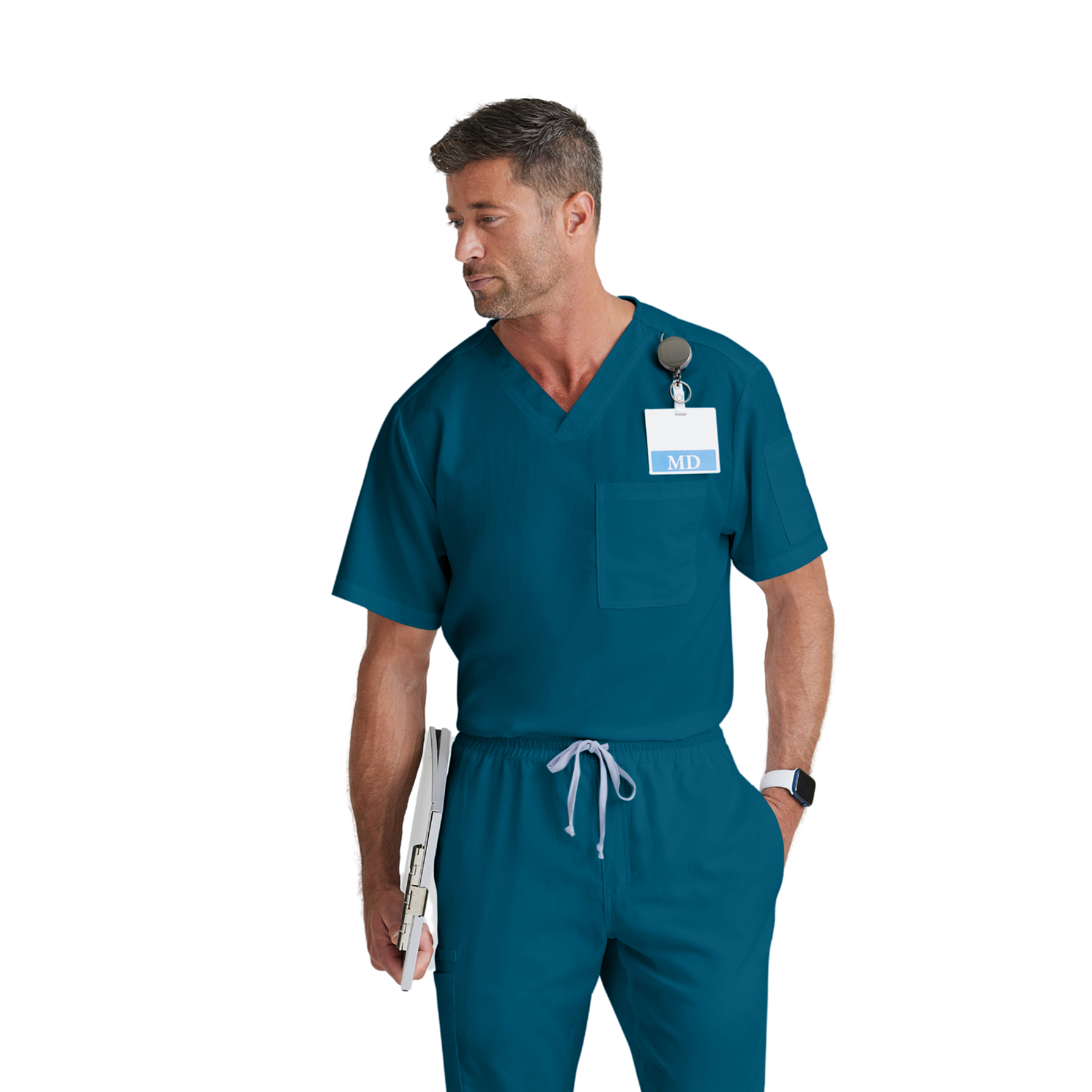 Evan Top - Haut médical col V croisé - Homme - Grey’s Anatomy GREYS ANATOMY