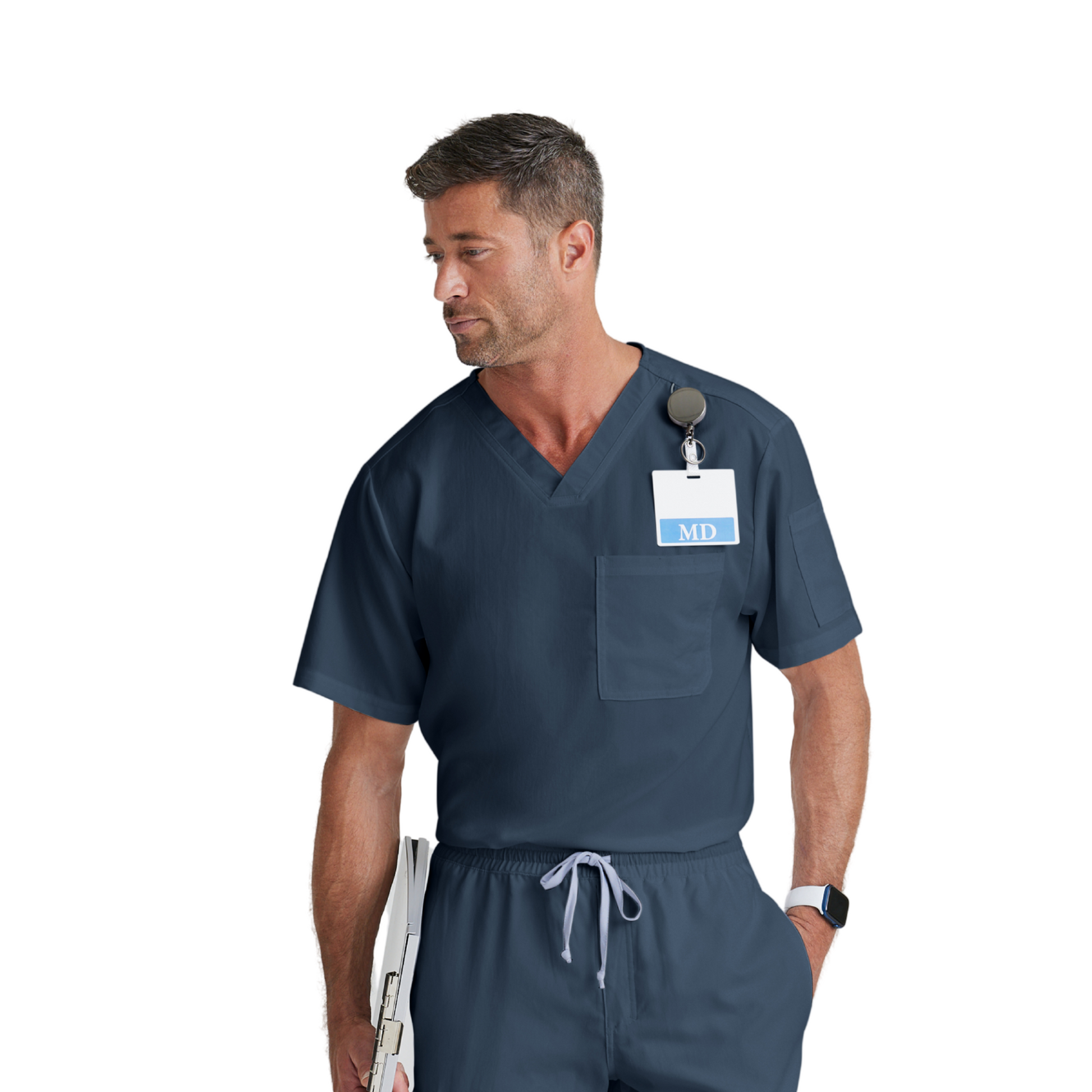 Evan Top - Haut médical col V croisé - Homme - Grey’s Anatomy GREYS ANATOMY