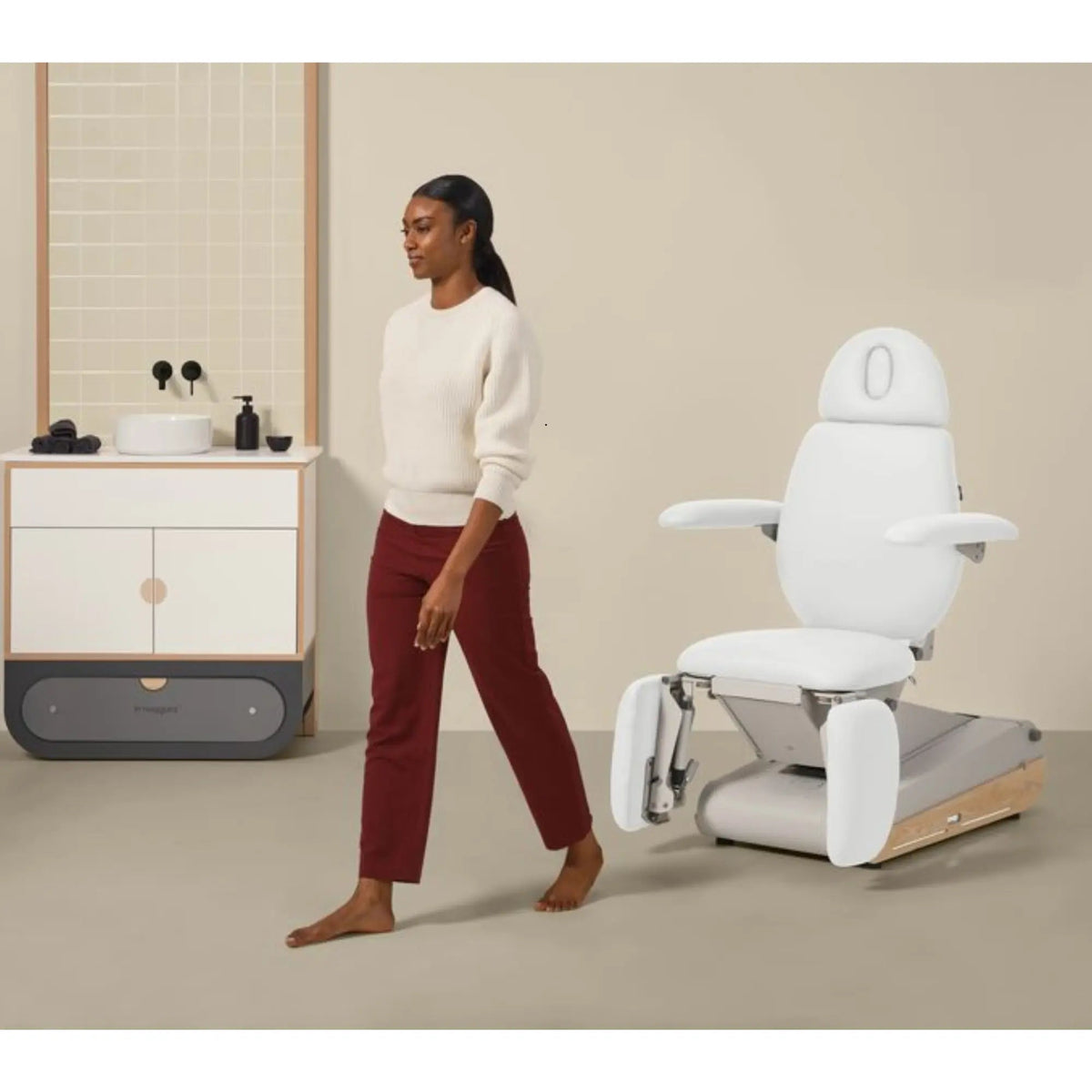 Fauteuil de pédicurie Électrique avec chauffage - 3 coloris - Swop P3 Up - Naggura Naggura