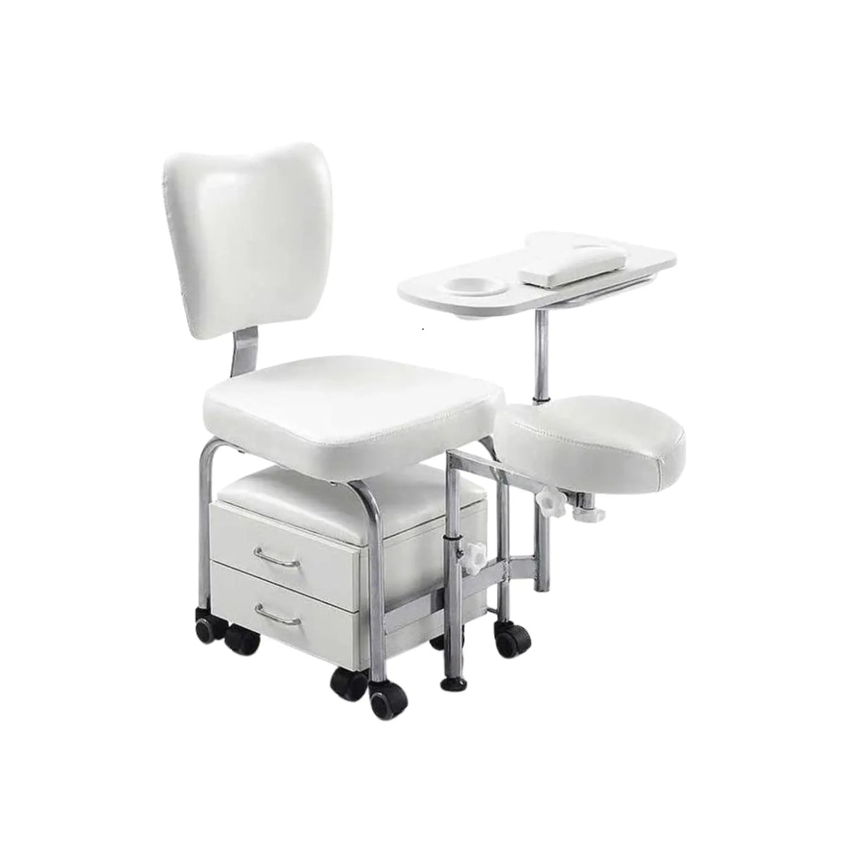 Fauteuil de pédicurie avec tabouret et rangements - Tendy - Weelko Naggura 