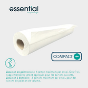 6 rolls White examination sheets - Compact - 300 formats - 2 smooth folds