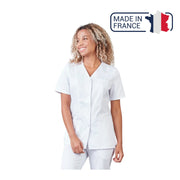 Gaia - Short Sleeve Blouse - V Neck - Women - 70 cm - Phirejo