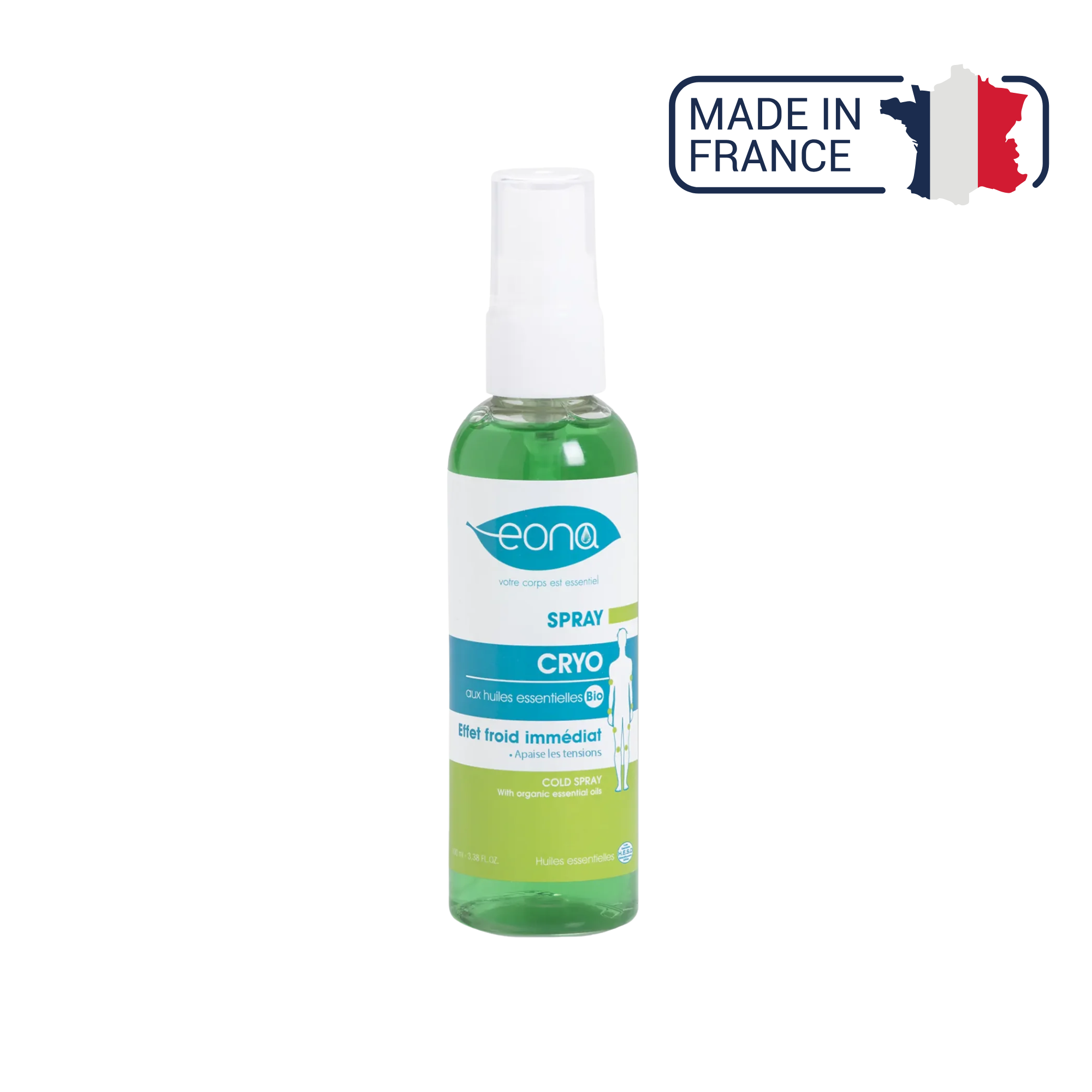 Spray Cryo - Apaise les tensions - Effet froid - 2 contenances - Eona