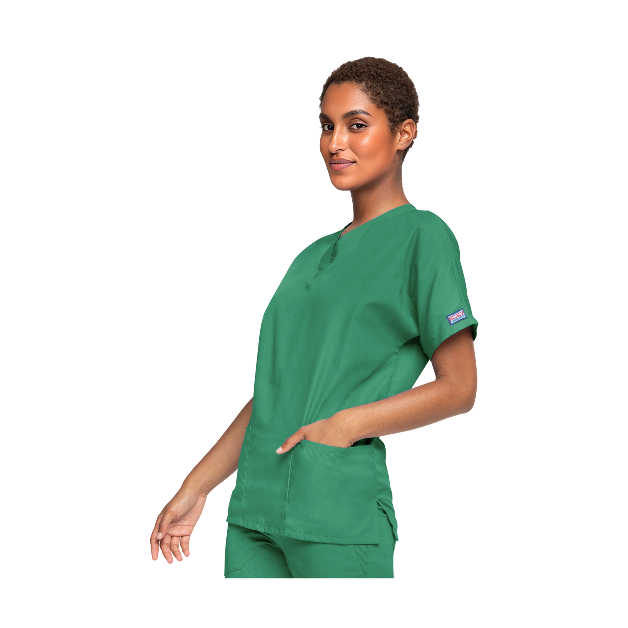 Guéthary - Medical tunic - V-neck - Short sleeves - Women - Cherokee - Color 1