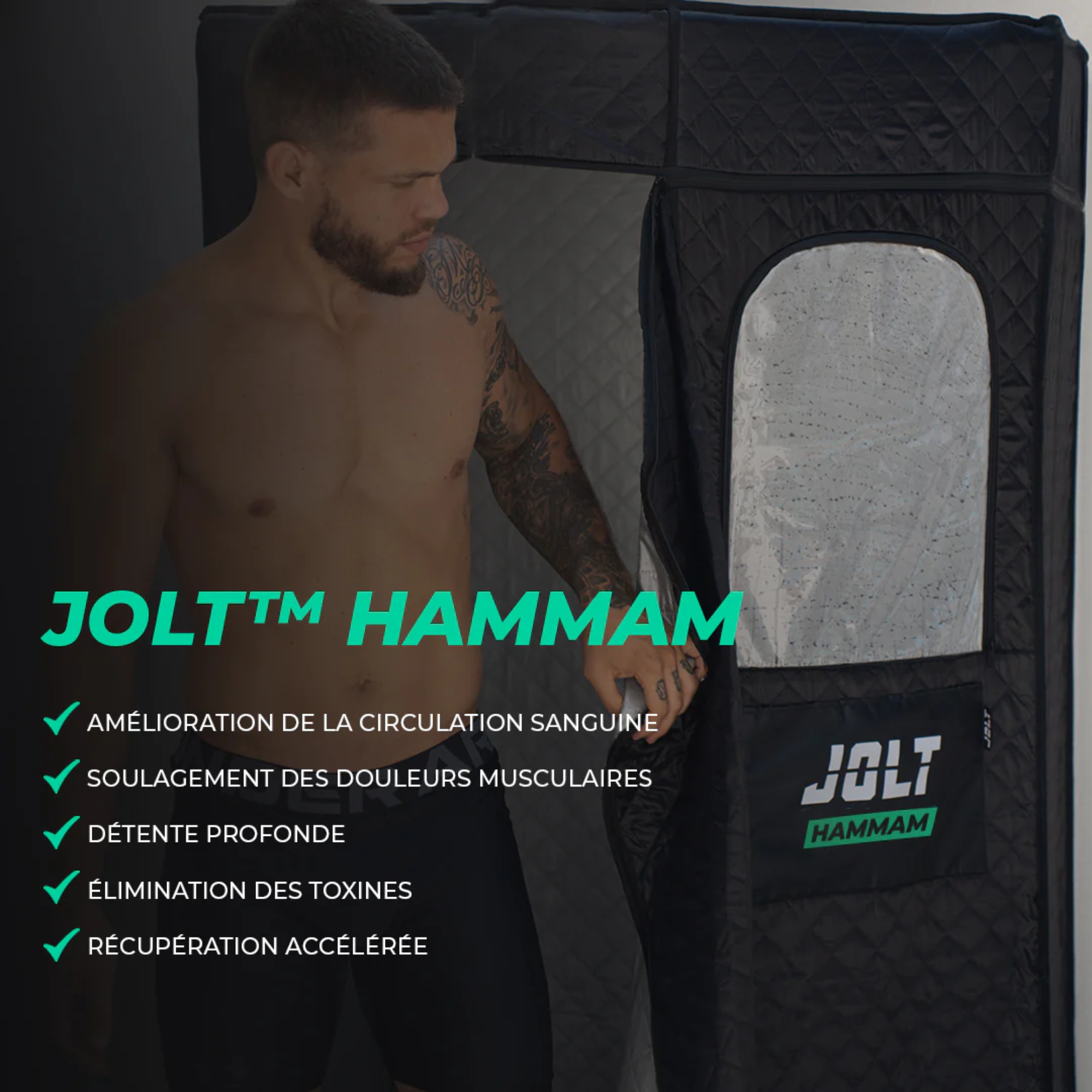 Hammam - humid heat - portable cabin - Jolt