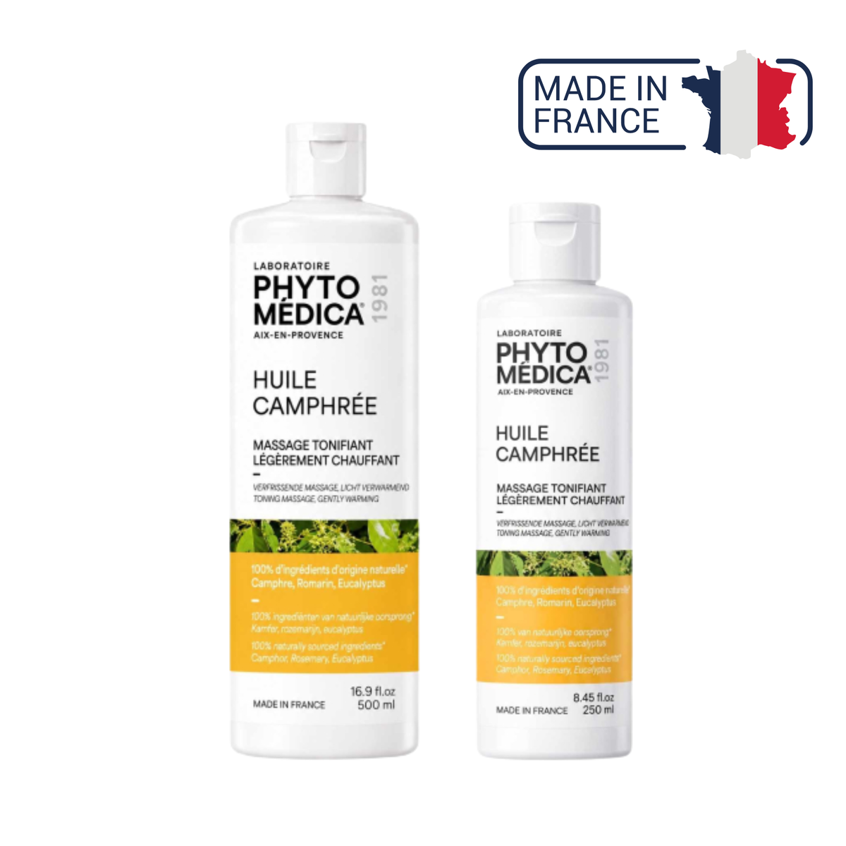 Huile sèche de Massage - Camphrée - deux contenances - Phytomedica - My Médical