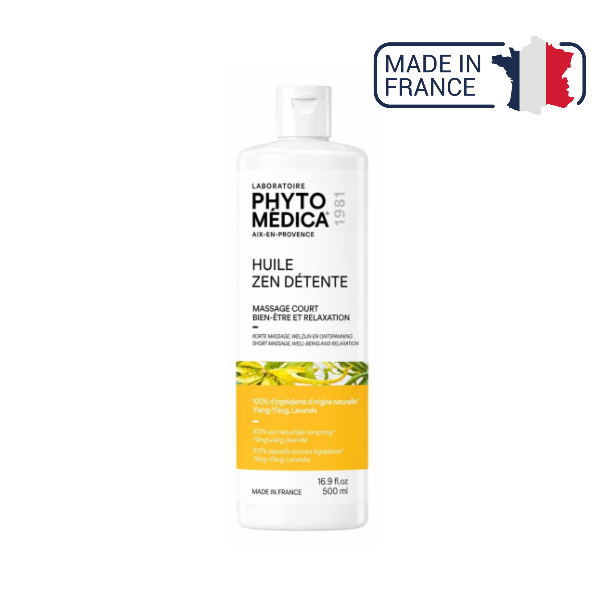 Huile sèche massage Zen-Détente - deux contenances - Phytomedica