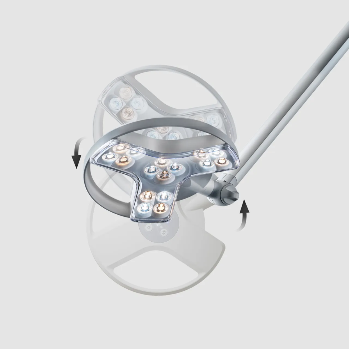 Lampe d'examen Visiano 20 Derungs - 60 000 lux - Waldmann
