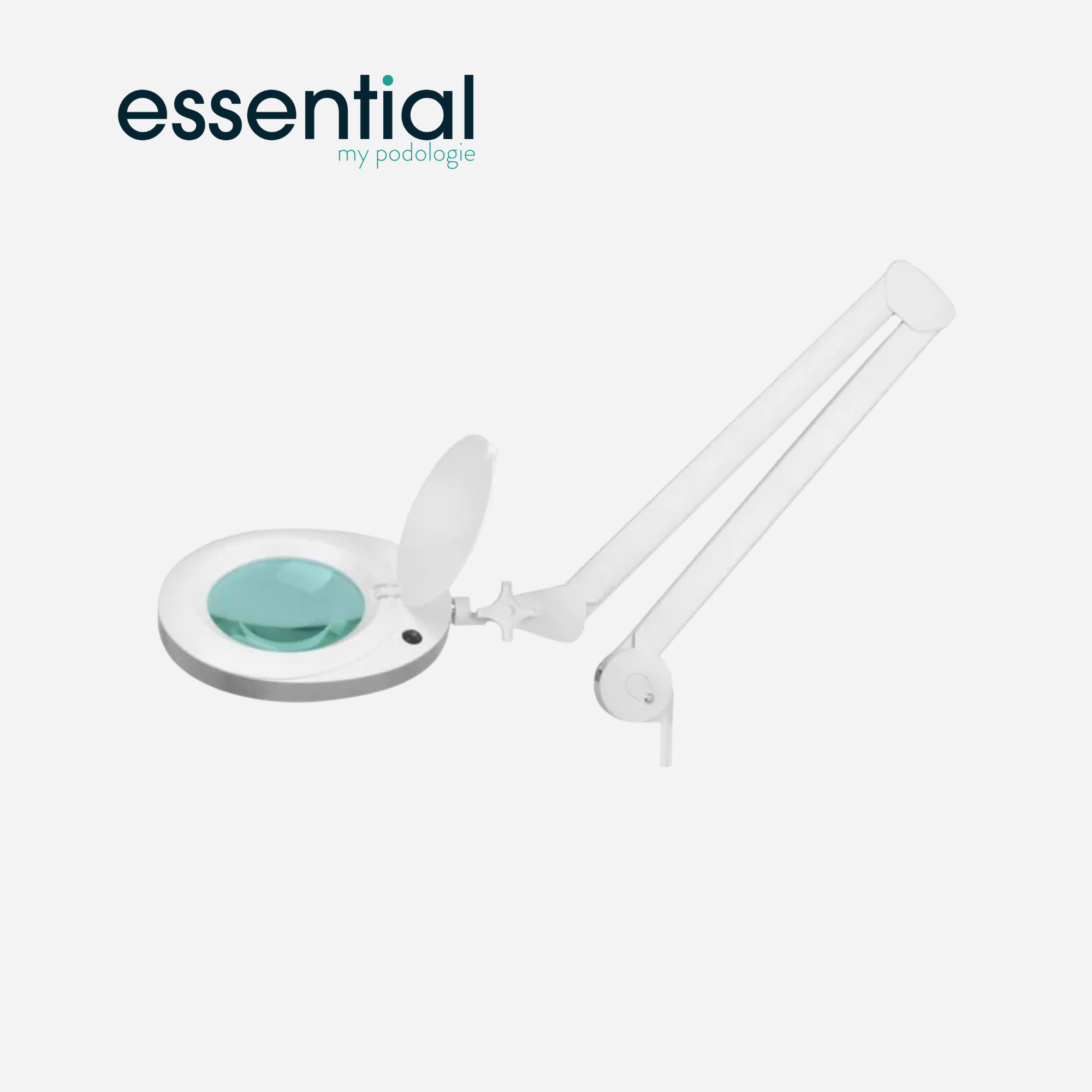 Lampe loupe Elegante 6025 avec trépied - Blanc ou noir - Essential by My Podologie