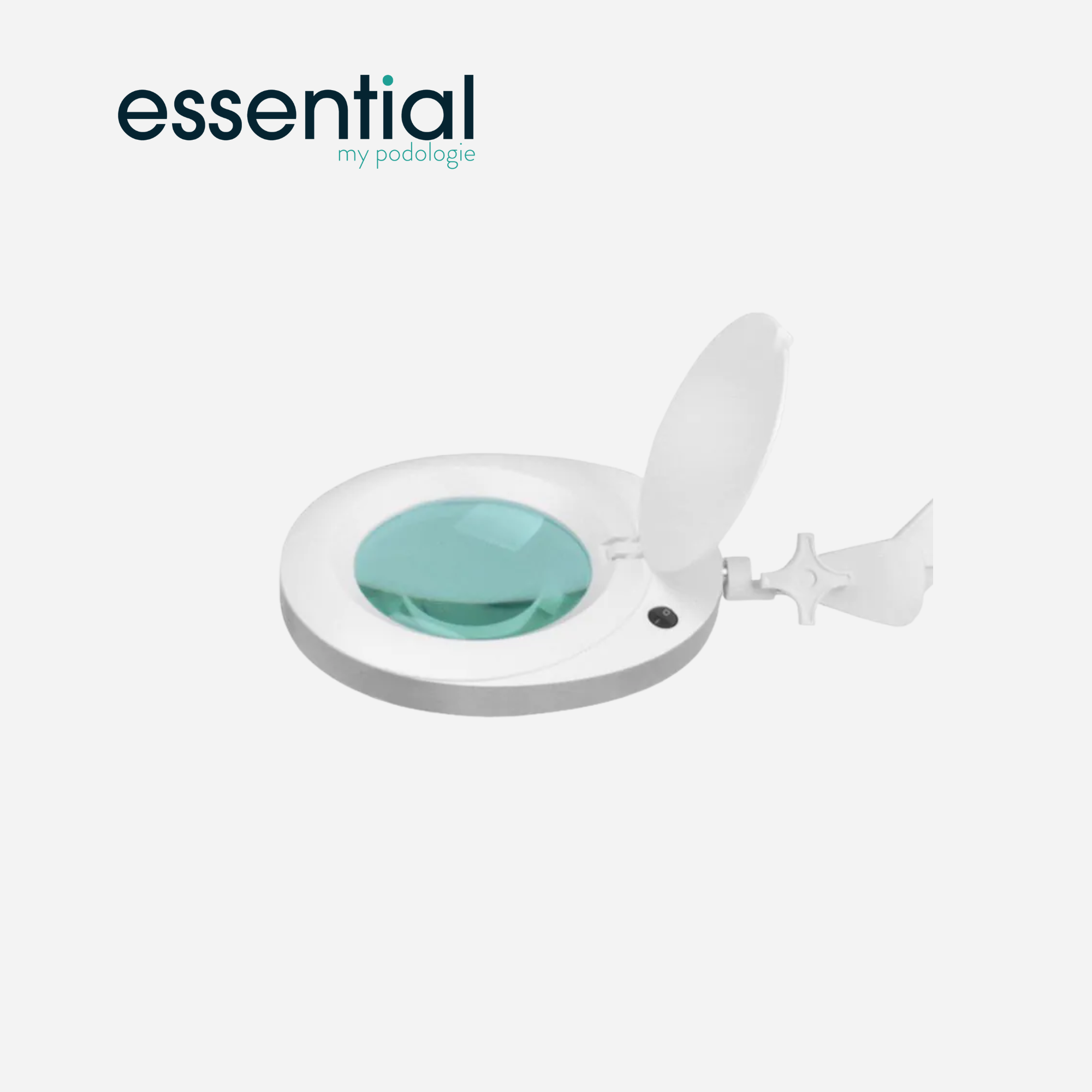 Lampe loupe Elegante 6025 avec trépied - Blanc ou noir - Essential by My Podologie