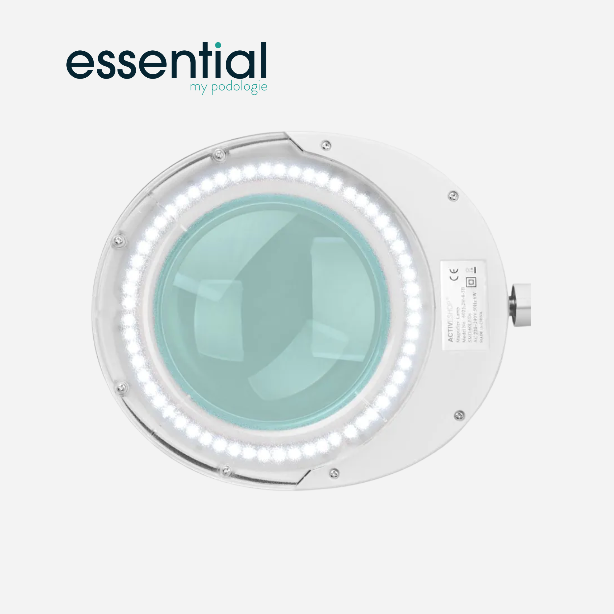 Lampe loupe Elegante 6025 pour table - Blanc ou noir - Essential by My Podologie