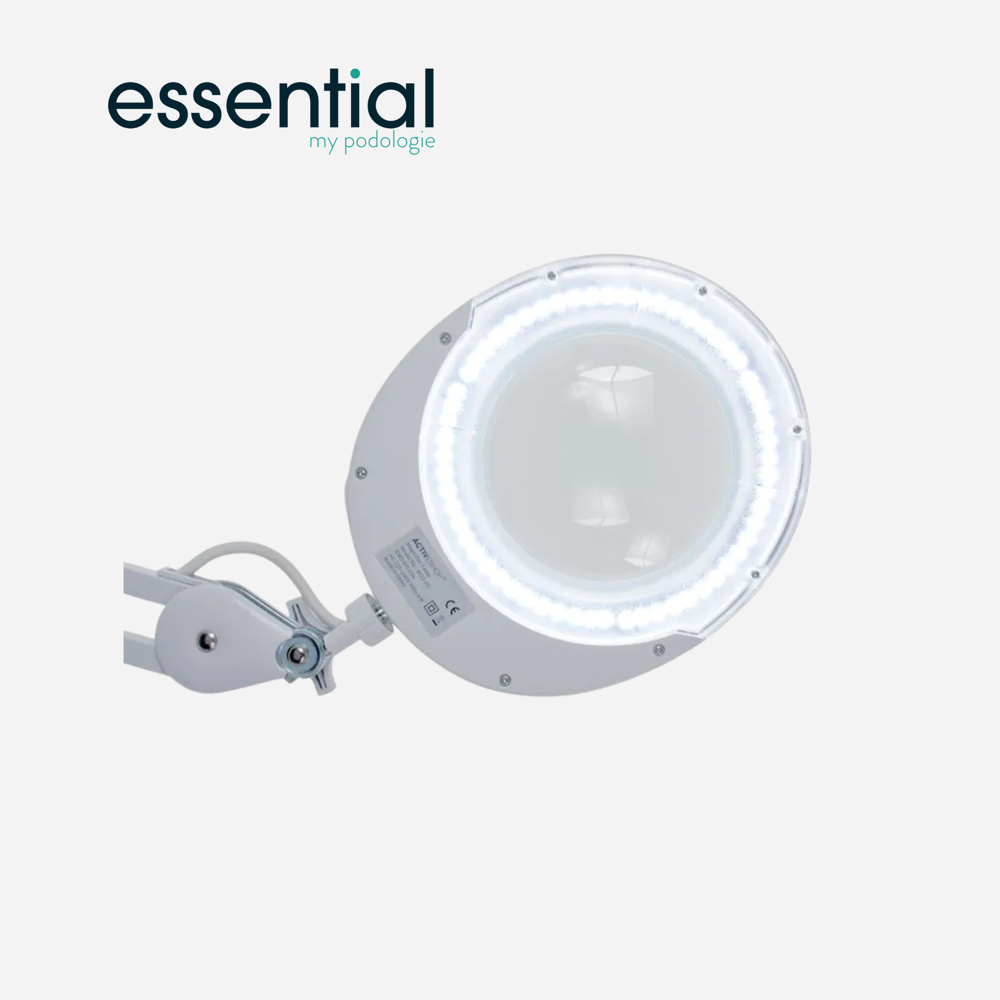 Lampe loupe Elegante 6025 pour table - Blanc ou noir - Essential by My Podologie