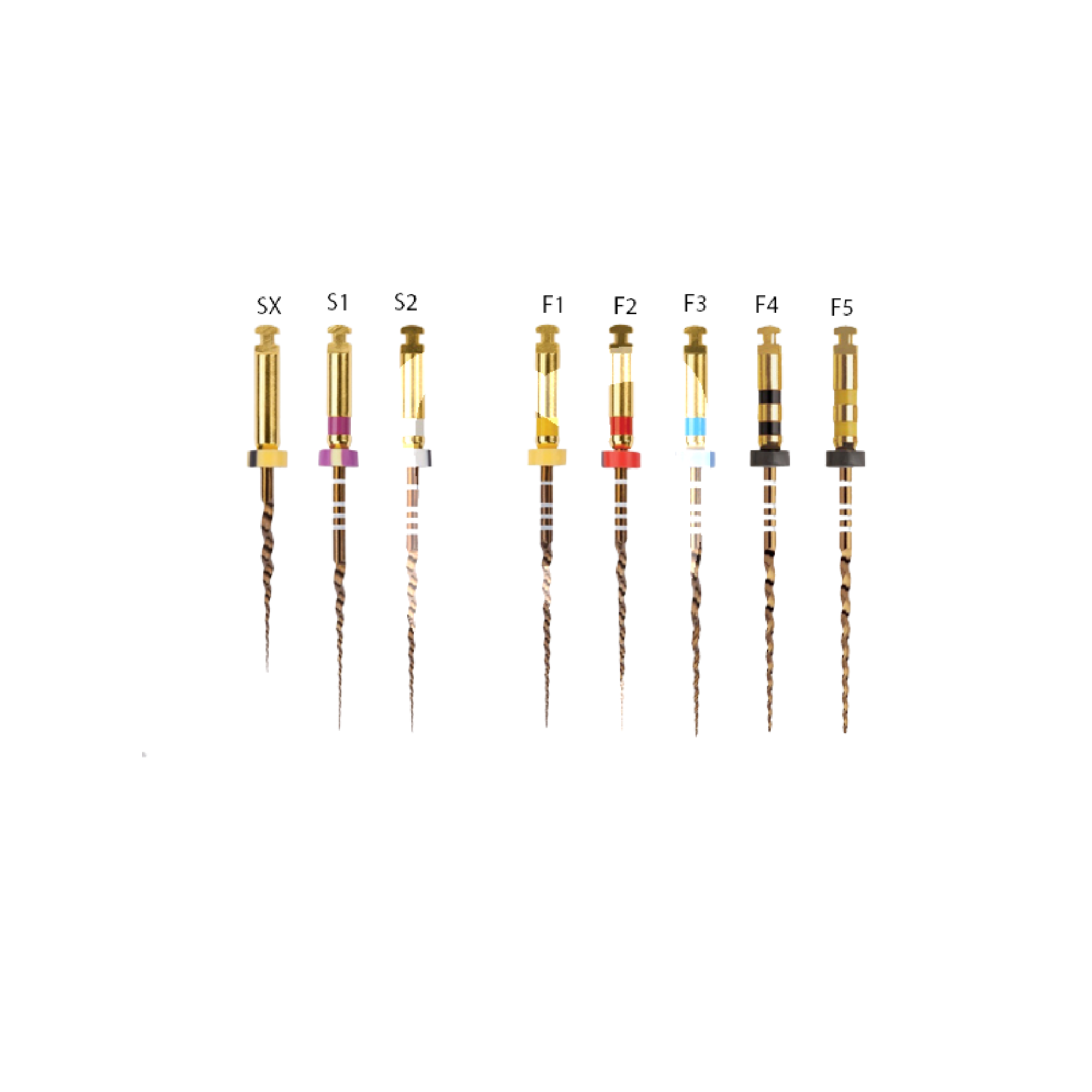 Limes Protaper Gold - Plusieurs tailles - Dentsply Sirona