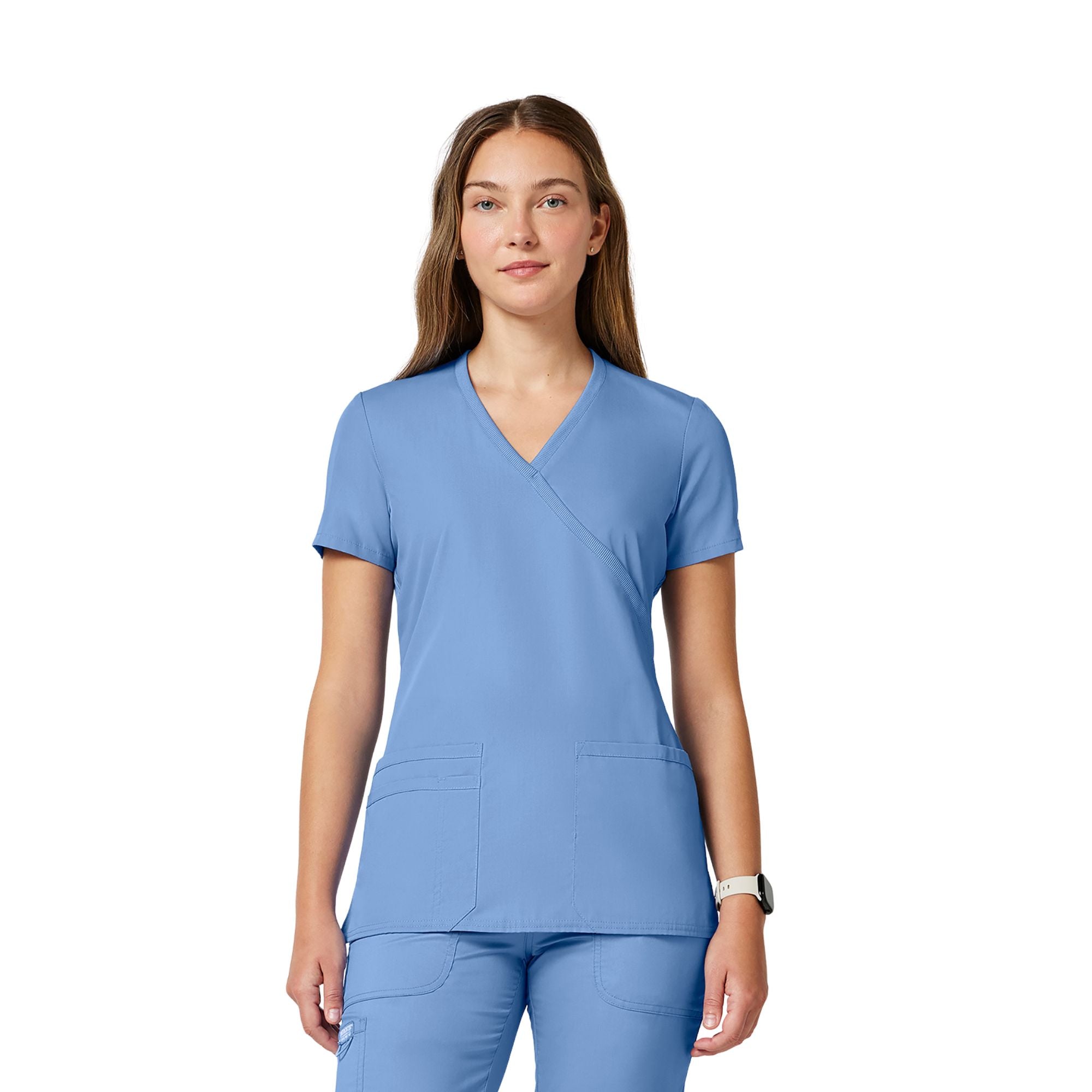 Limoges - Medical tunic - Wrap effect - Short sleeves - Women - Cherokee