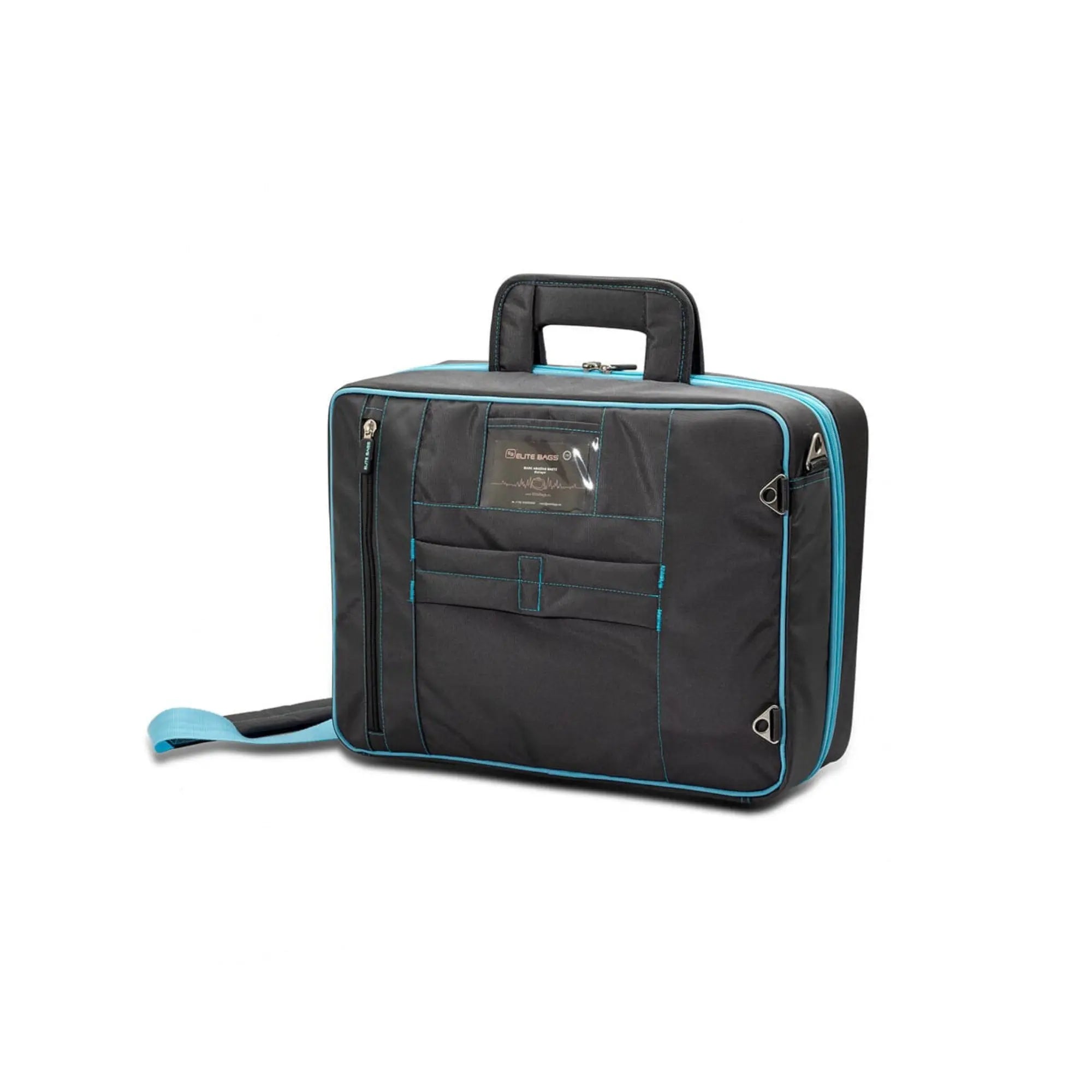 Mallette médicale convertible SUIT&GO - Gris - Chariot à roulettes en option Elite Bags 