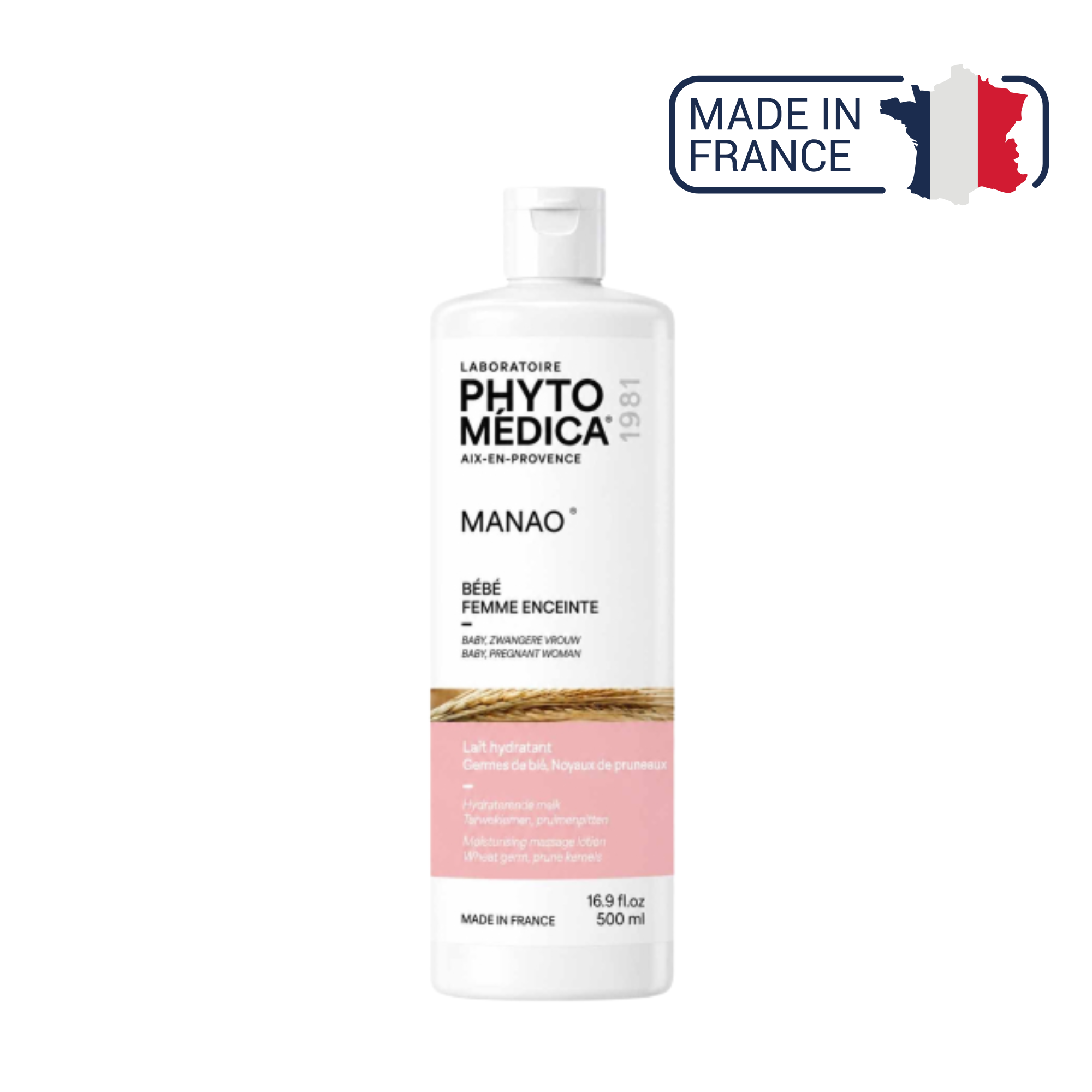 Moisturizing massage milk - Manao - Pump bottle 250 ml or 500 ml - Phytomedica